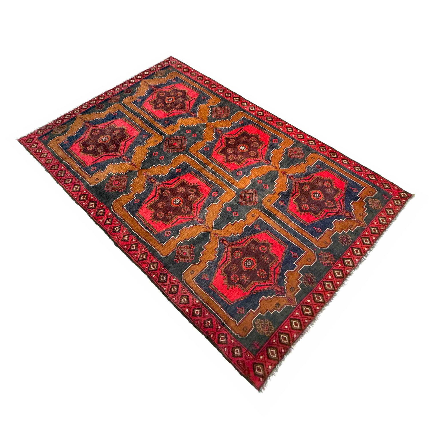 Handmade Baluchi Rug 4' 8" x 8' 7" (ft) - No. Y37282