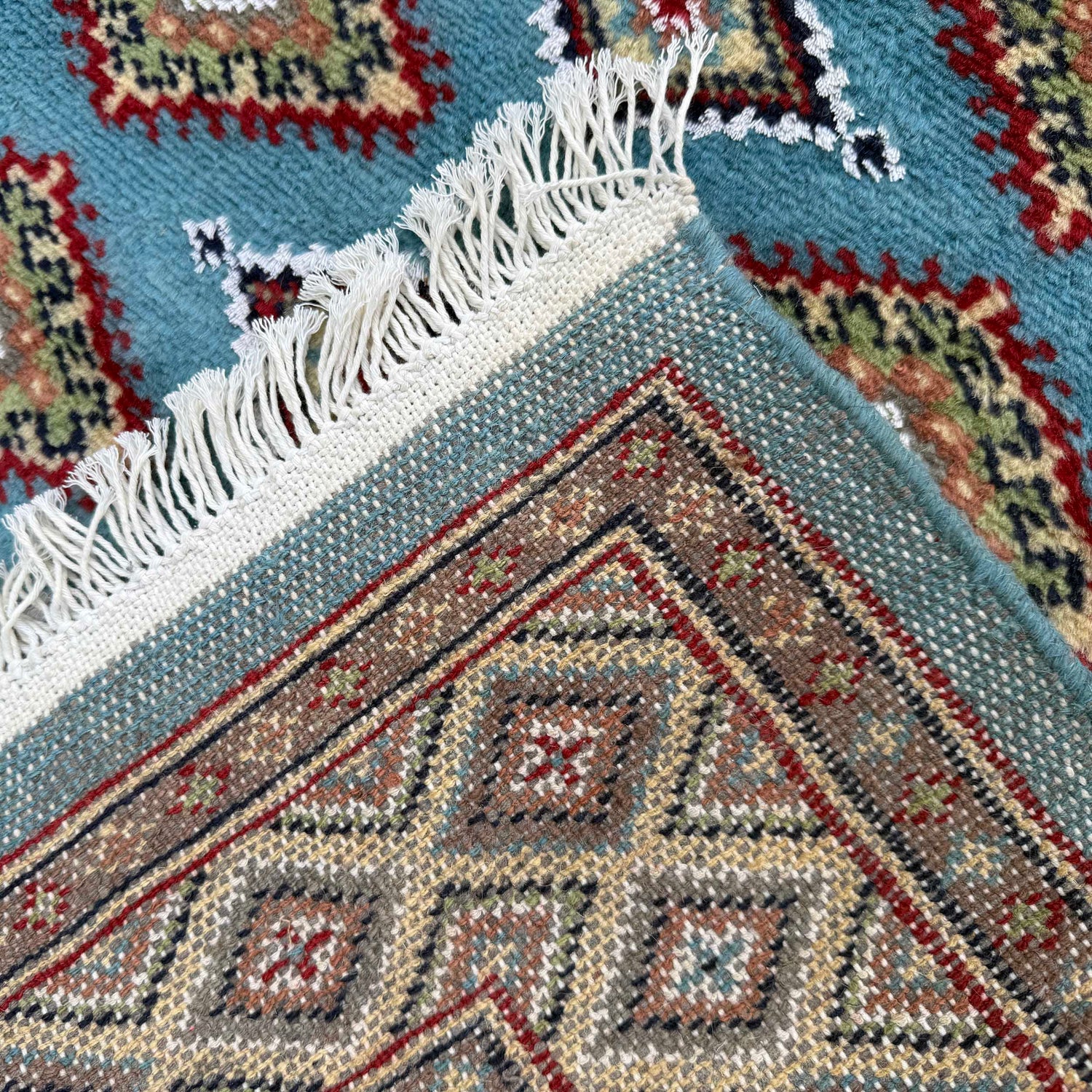 Jaldar Blue Color Hand Knotted Rug 3' 1" x 5' 3" (ft) - No. Y37285