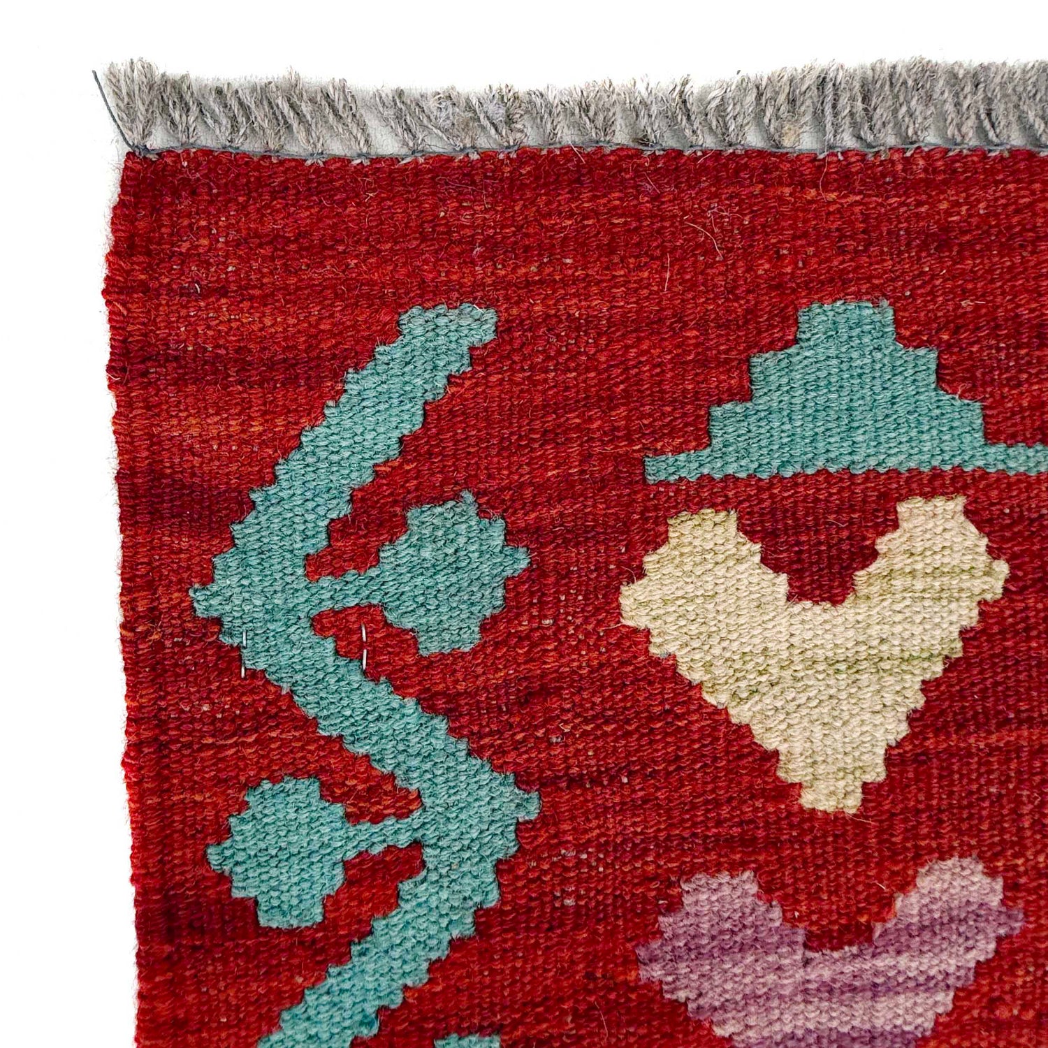 Handmade Vegetable Kilim 5' 1" x 6' 8" (ft) - No. Y37290