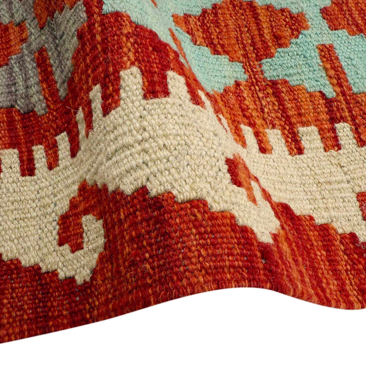 Handmade Vegetable Kelim 7' 3" x 9' 9" (ft) - No. Y37335