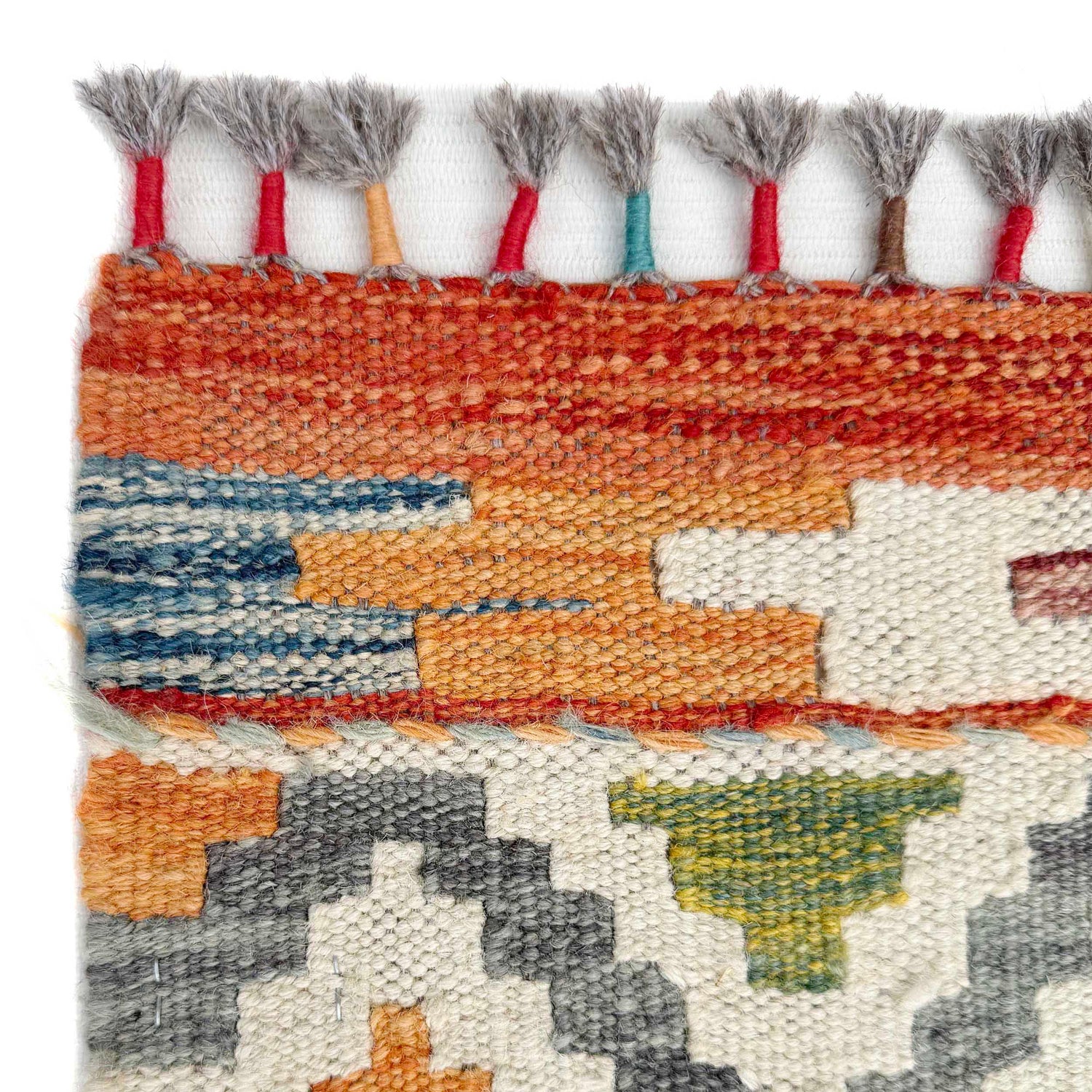 Handmade Vegetable Kilim 8' 5" x 9' 9" (ft) - No. Y37336