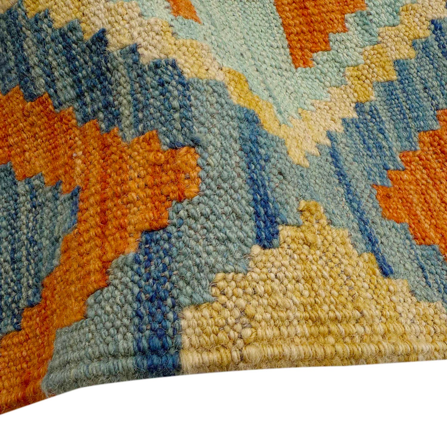 Handmade Vegetable Kelim 8' 6" x 9' 11" (ft) - No. Y37343