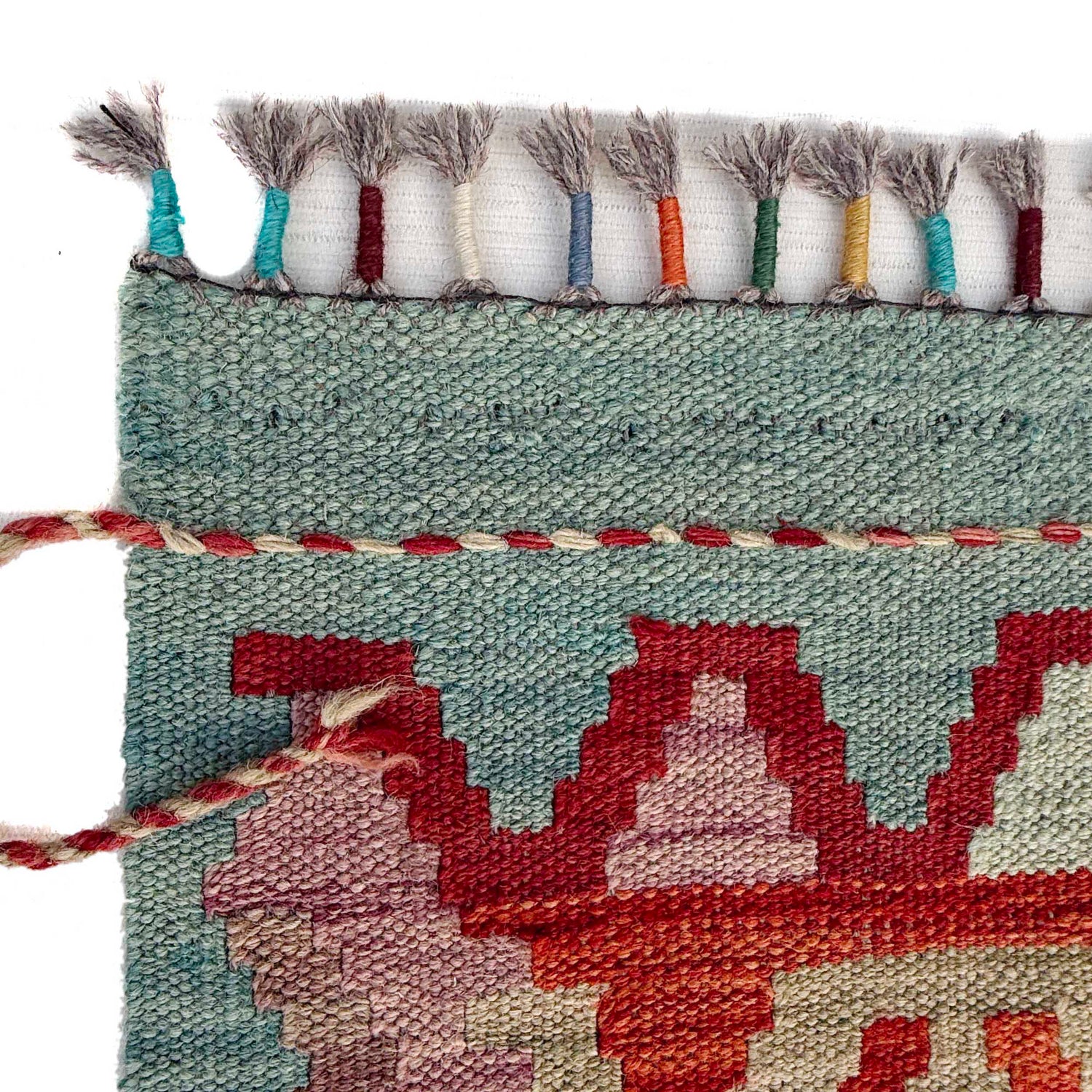 Handmade Vegetable Kilim 8' 5" x 10' 0" (ft) - No. Y37345