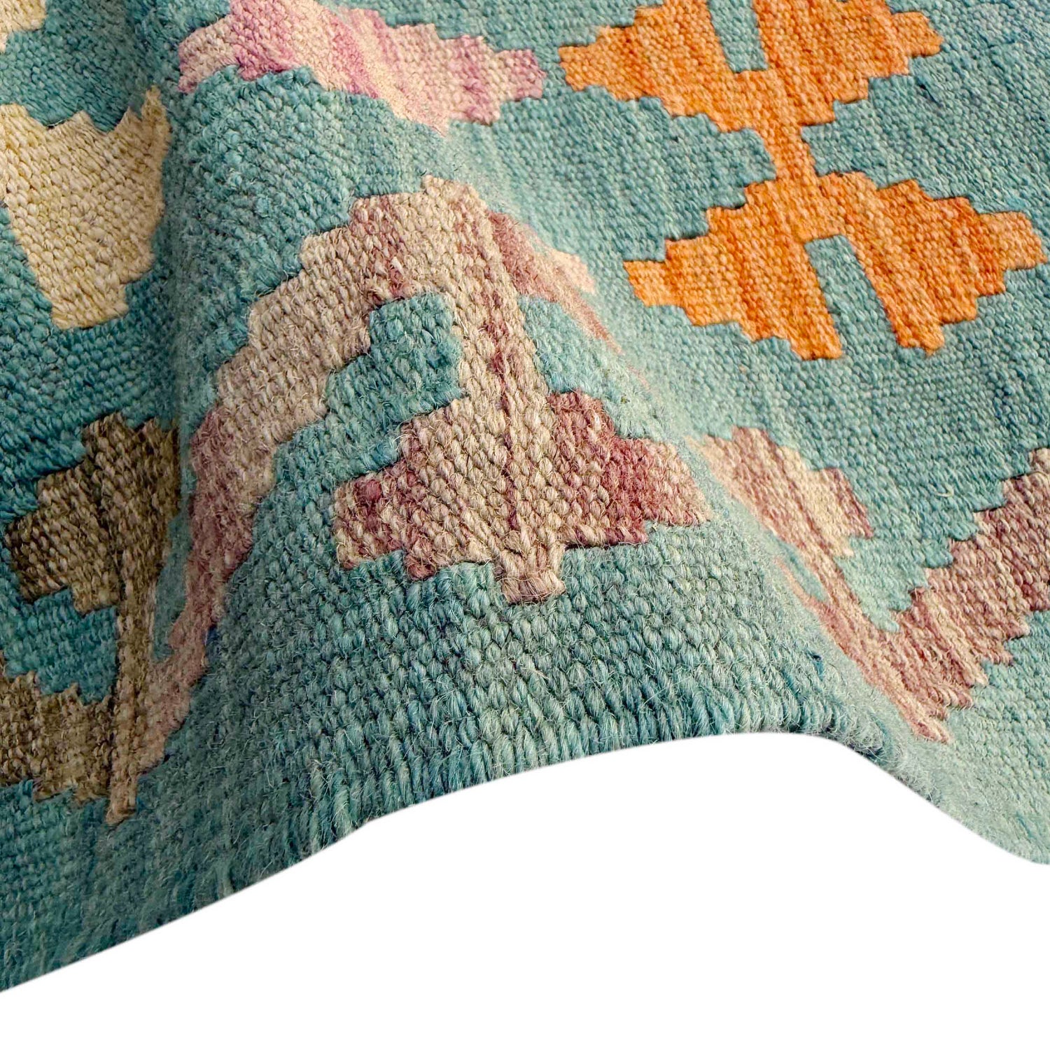 Handmade Vegetable Kelim 8' 4" x 9' 11" (ft) - No. Y37349