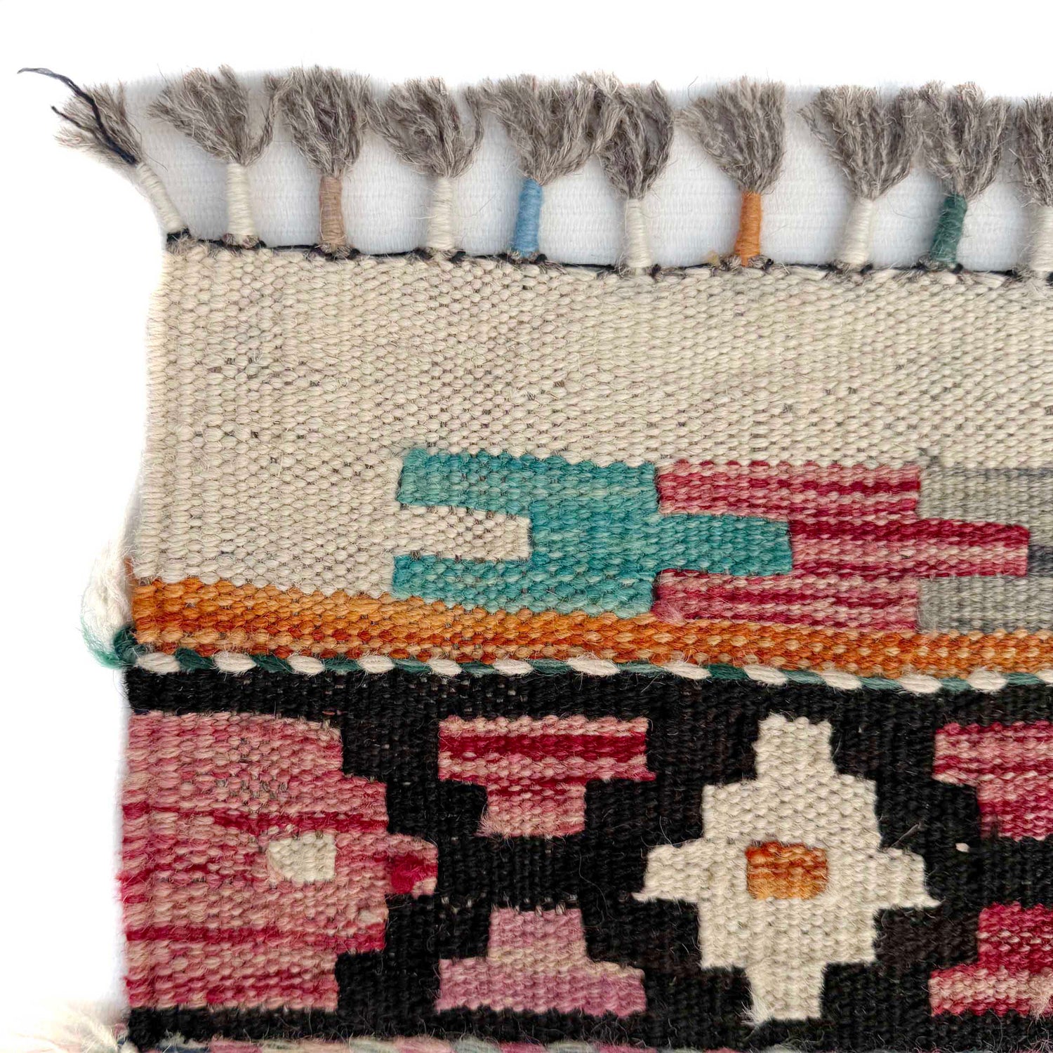 Handmade Vegetable Kilim 8' 4" x 9' 10" (ft) - No. Y37352