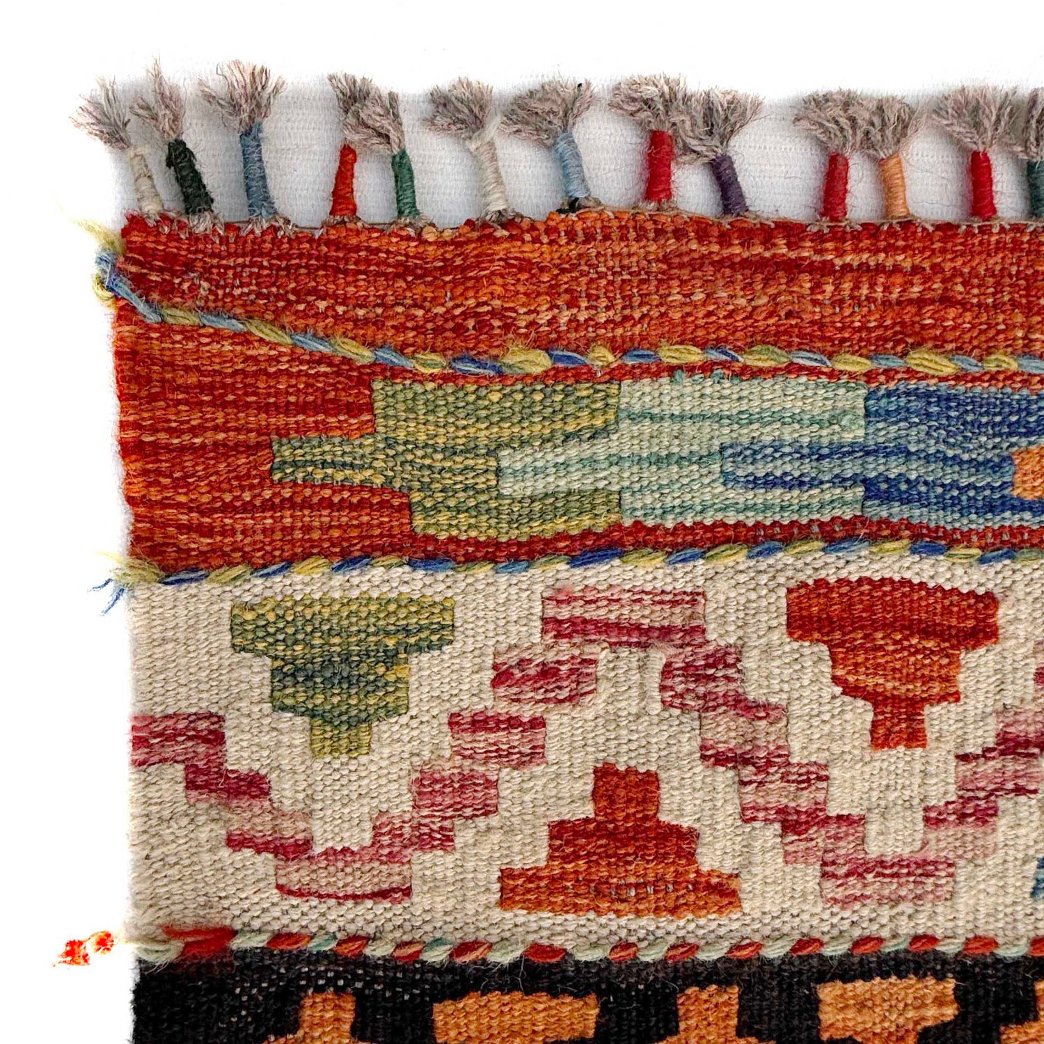 Handmade Vegetable Kelim 8' 5" x 9' 9" (ft) - No. Y37353