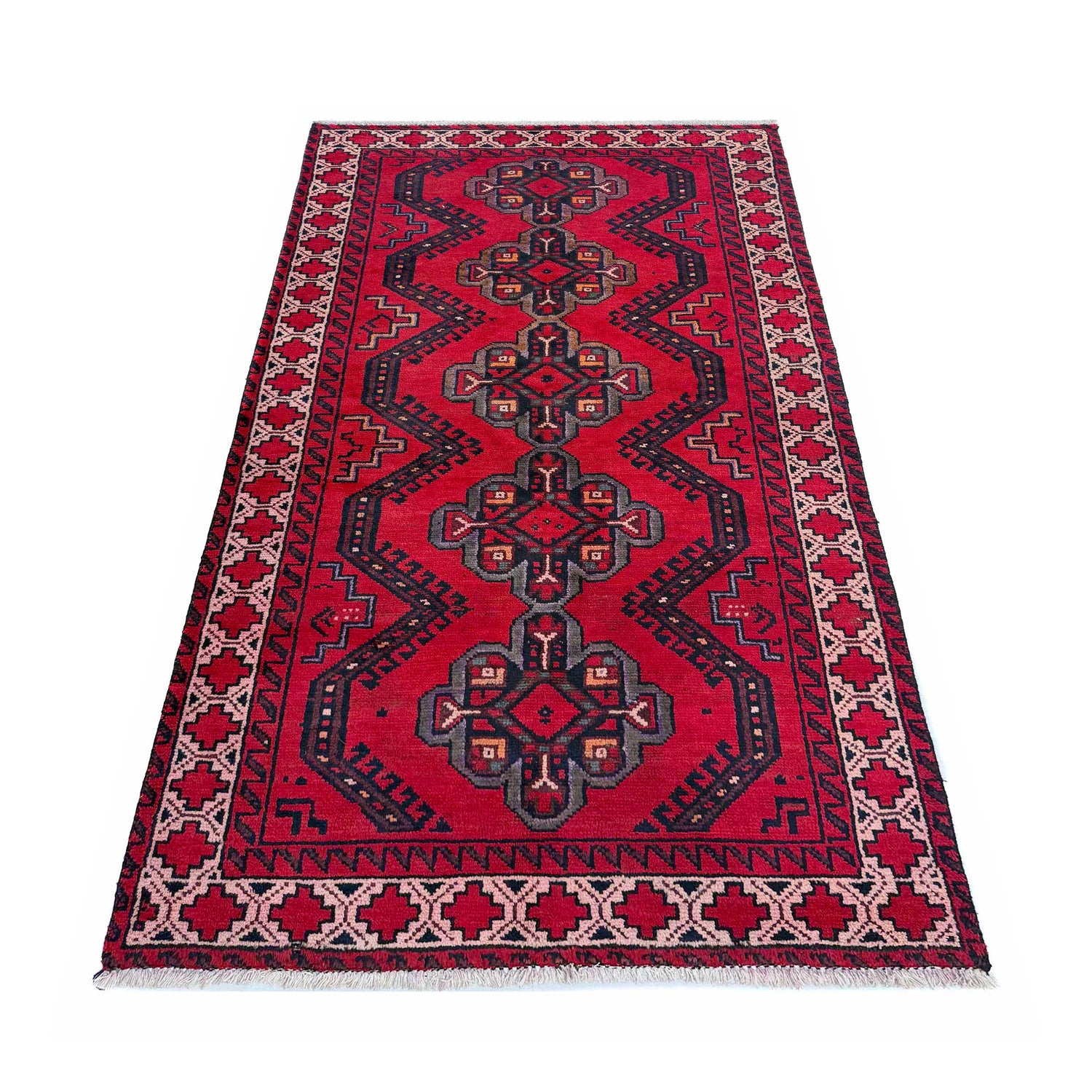 Hand Knotted Baluchi Rug 3' 3" x 6' 1" (ft) - No. Y37356