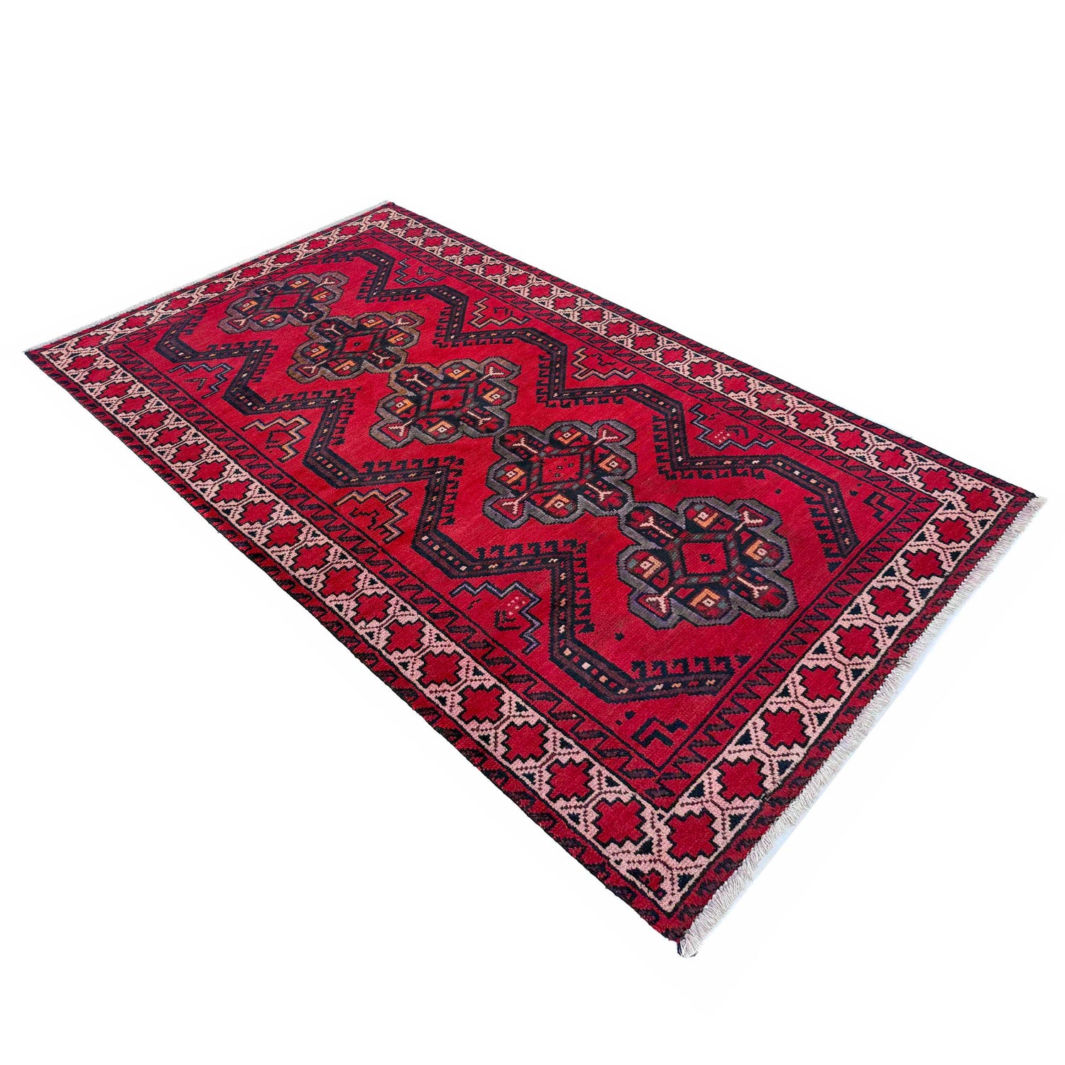 Hand Knotted Baluchi Rug 3' 3" x 6' 1" (ft) - No. Y37356