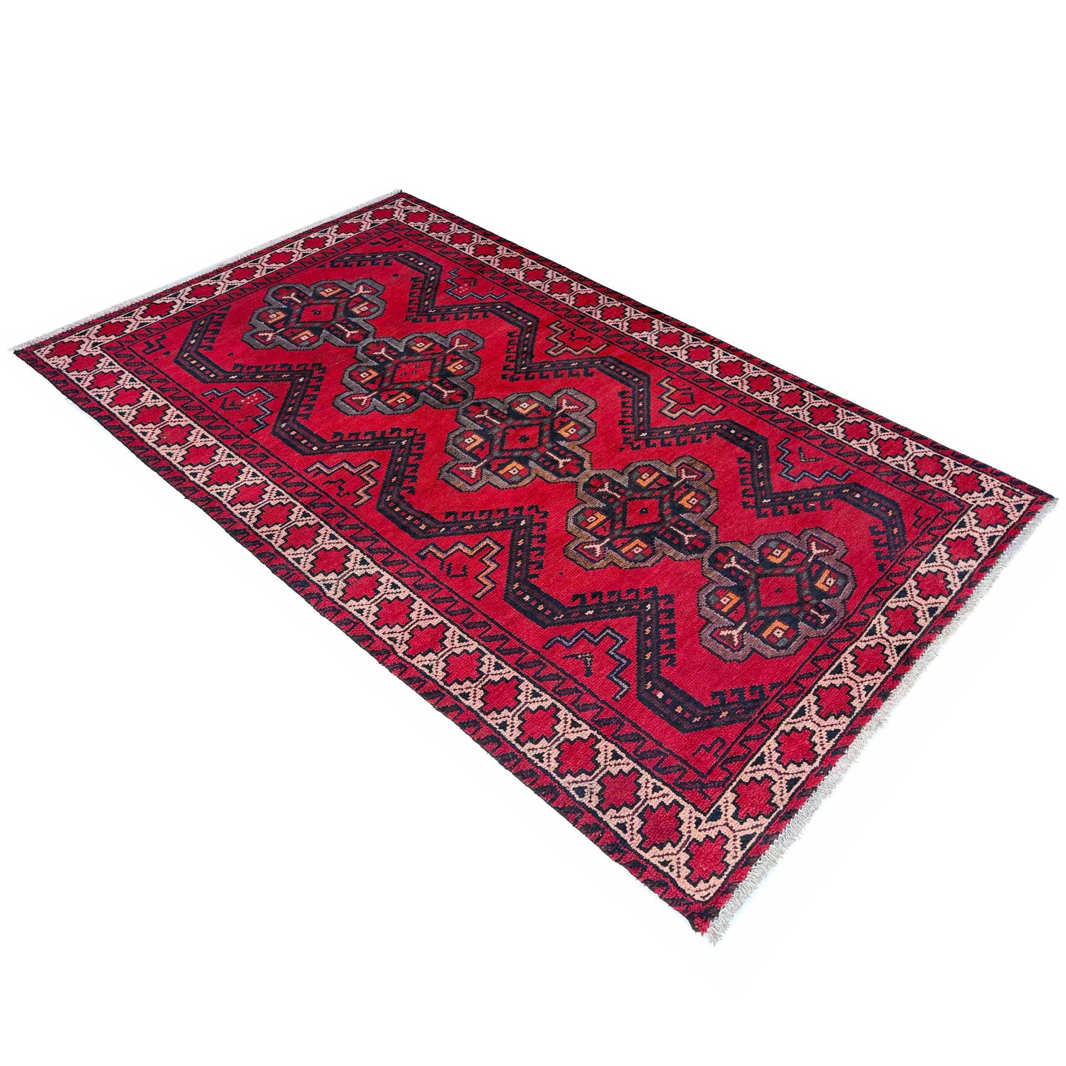 Hand Knotted Baluchi Rug 3' 3" x 6' 1" (ft) - No. Y37356