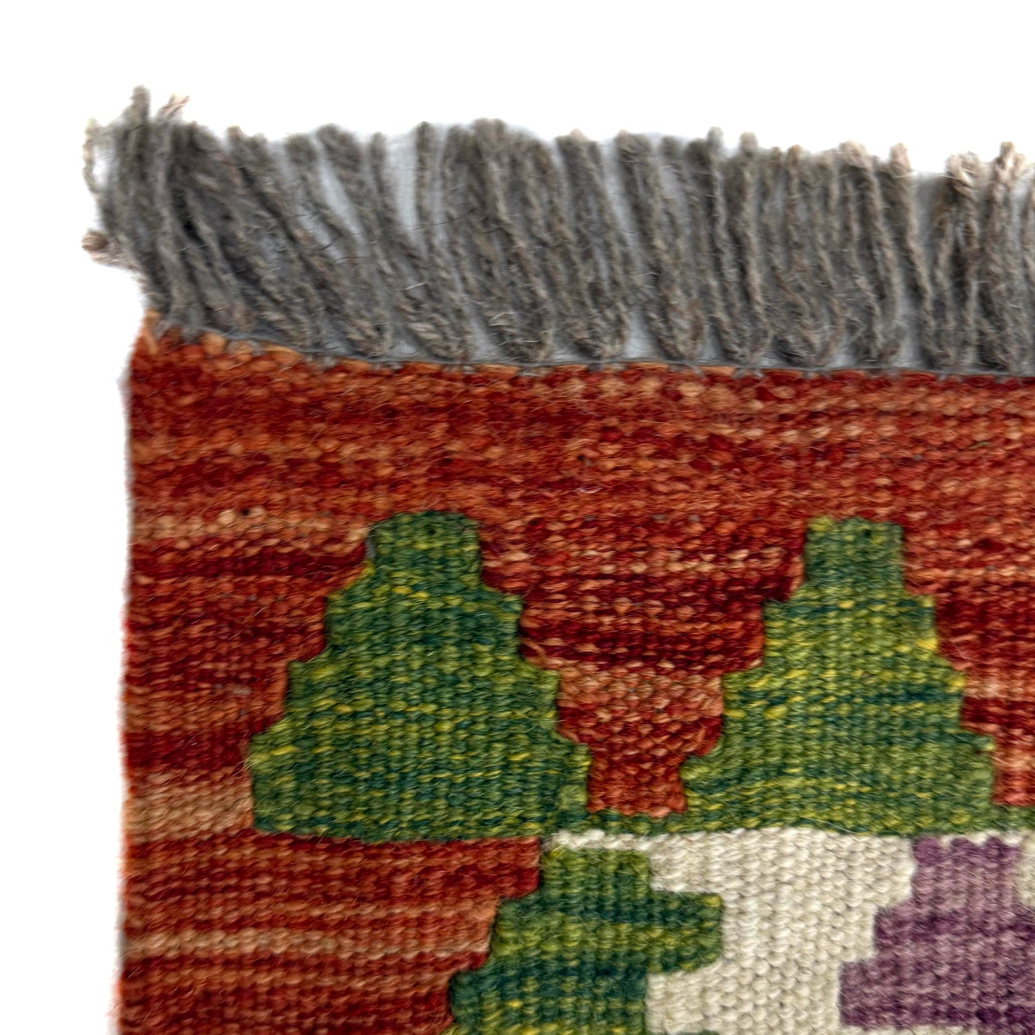 Handmade Vegetable Kelim 6' 8" x 9' 10" (ft) - No. Y37452