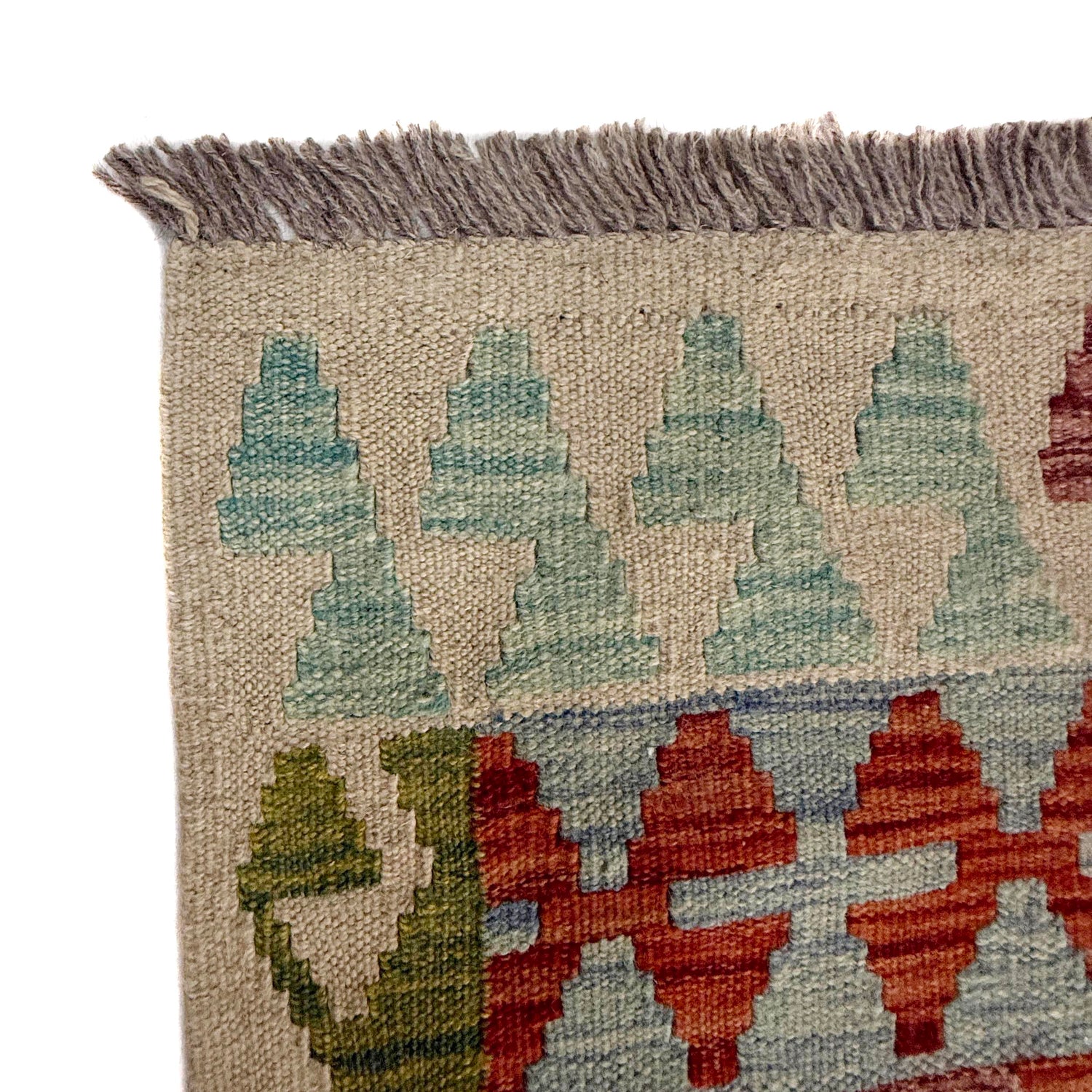 Handmade Vegetable Kilim 6' 8" x 9' 9" (ft) - No. Y37453