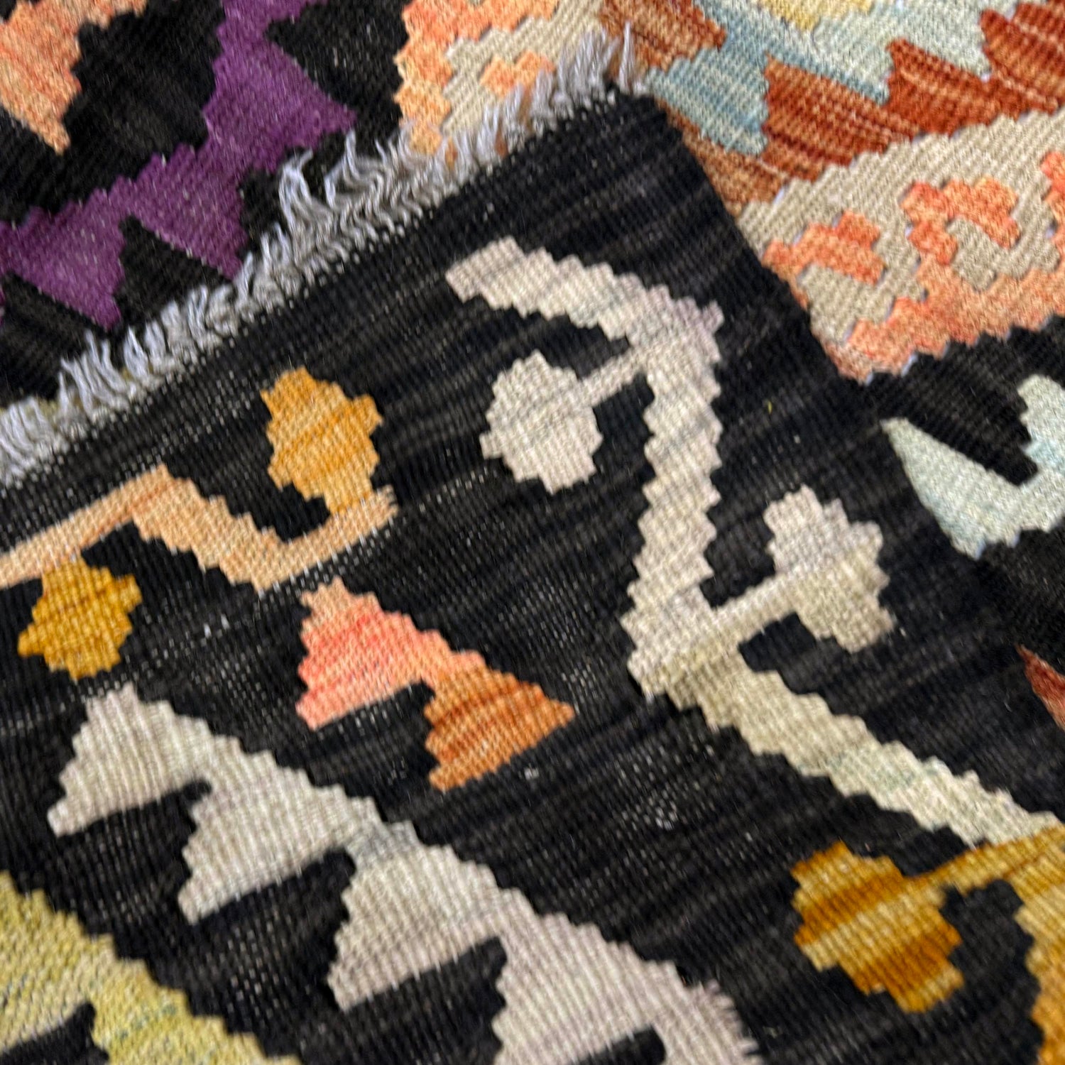 Handmade Vegetable Kilim 3' 4" x 5' 0" (ft) - No. Y39096