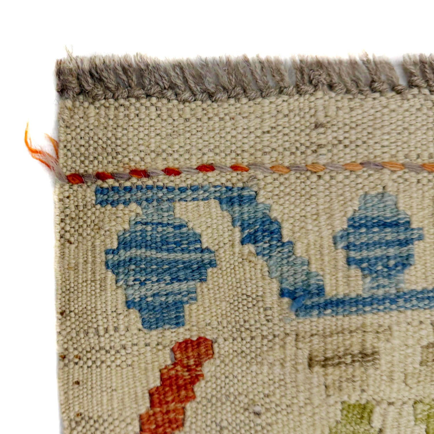 Handmade Vegetable Kelim 4' 9" x 6' 7" (ft) - No. Y39098