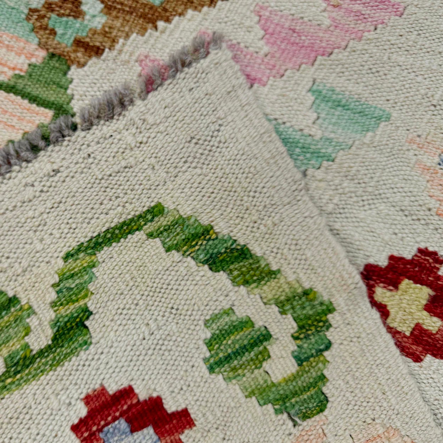 Handmade Vegetable Kilim 5' 9" x 7' 9" (ft) - No. Y39102