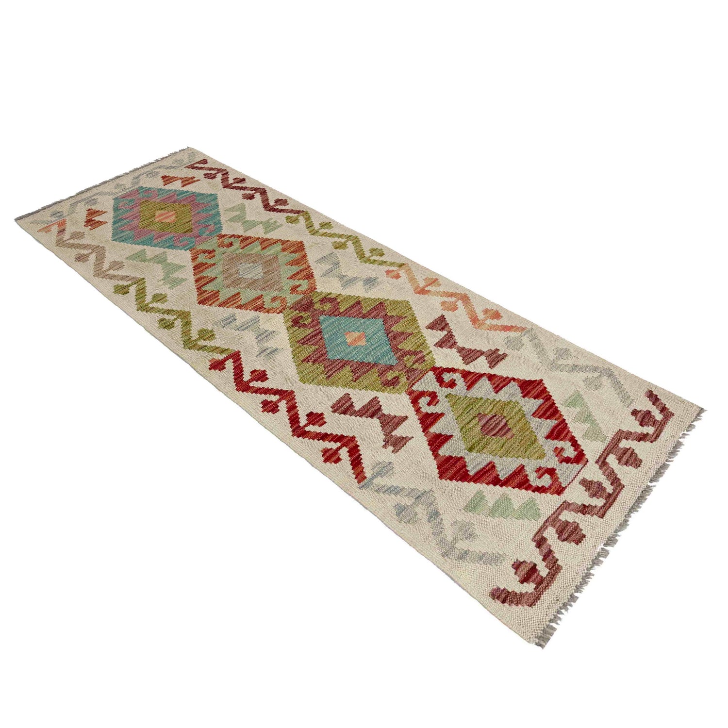 Vegetable Kelim Runner 2' 0" x 5' 11" (ft)- No. Y39104