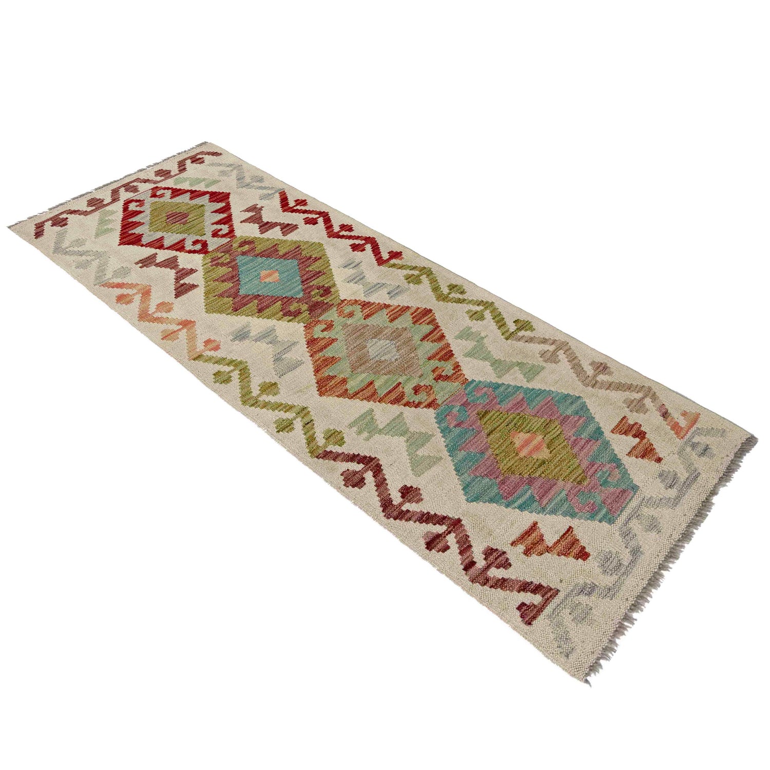 Vegetable Kelim Runner 2' 0" x 5' 11" (ft)- No. Y39104