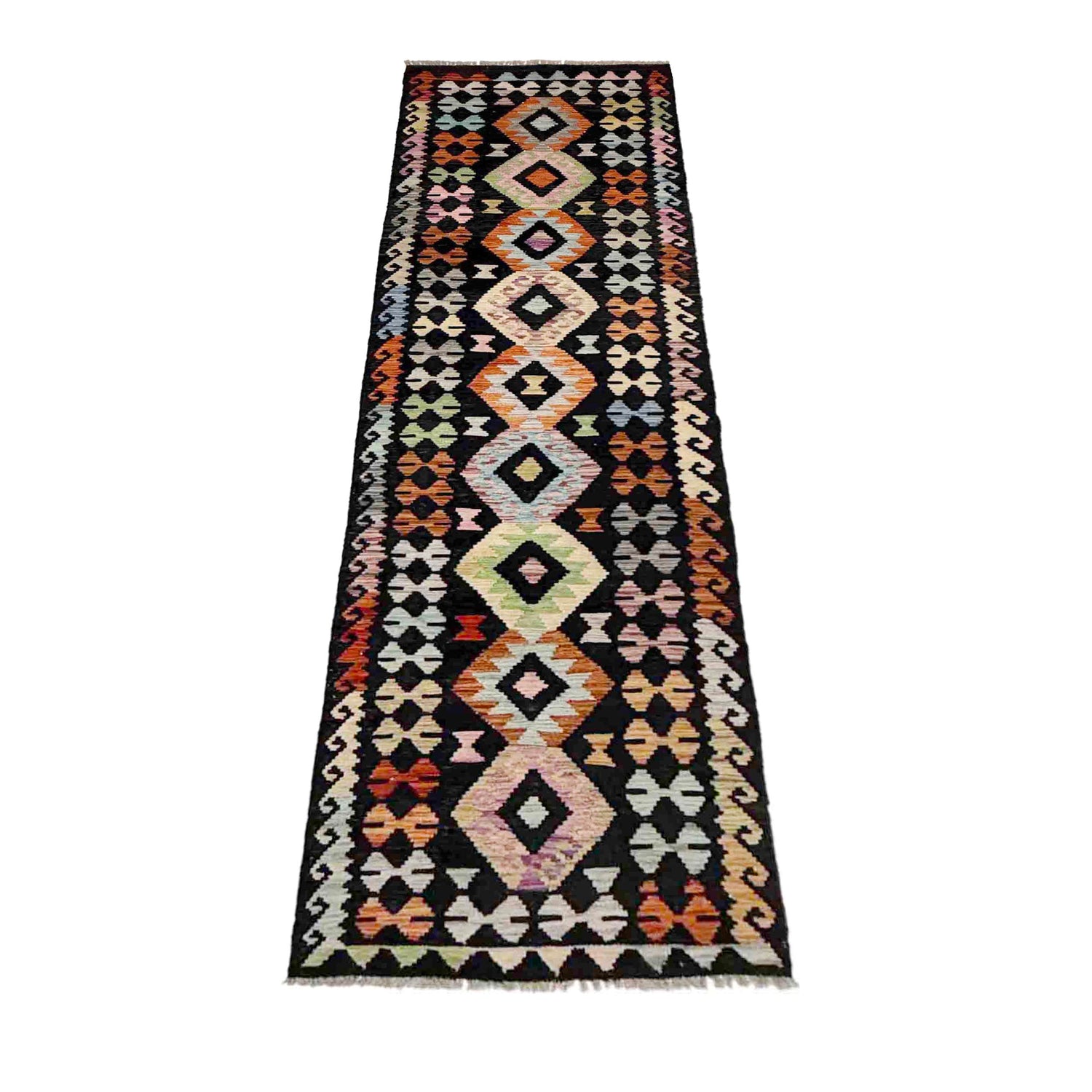 Vegetable Kelim Runner 2' 6" x 9' 9" (ft) - No. Y39105
