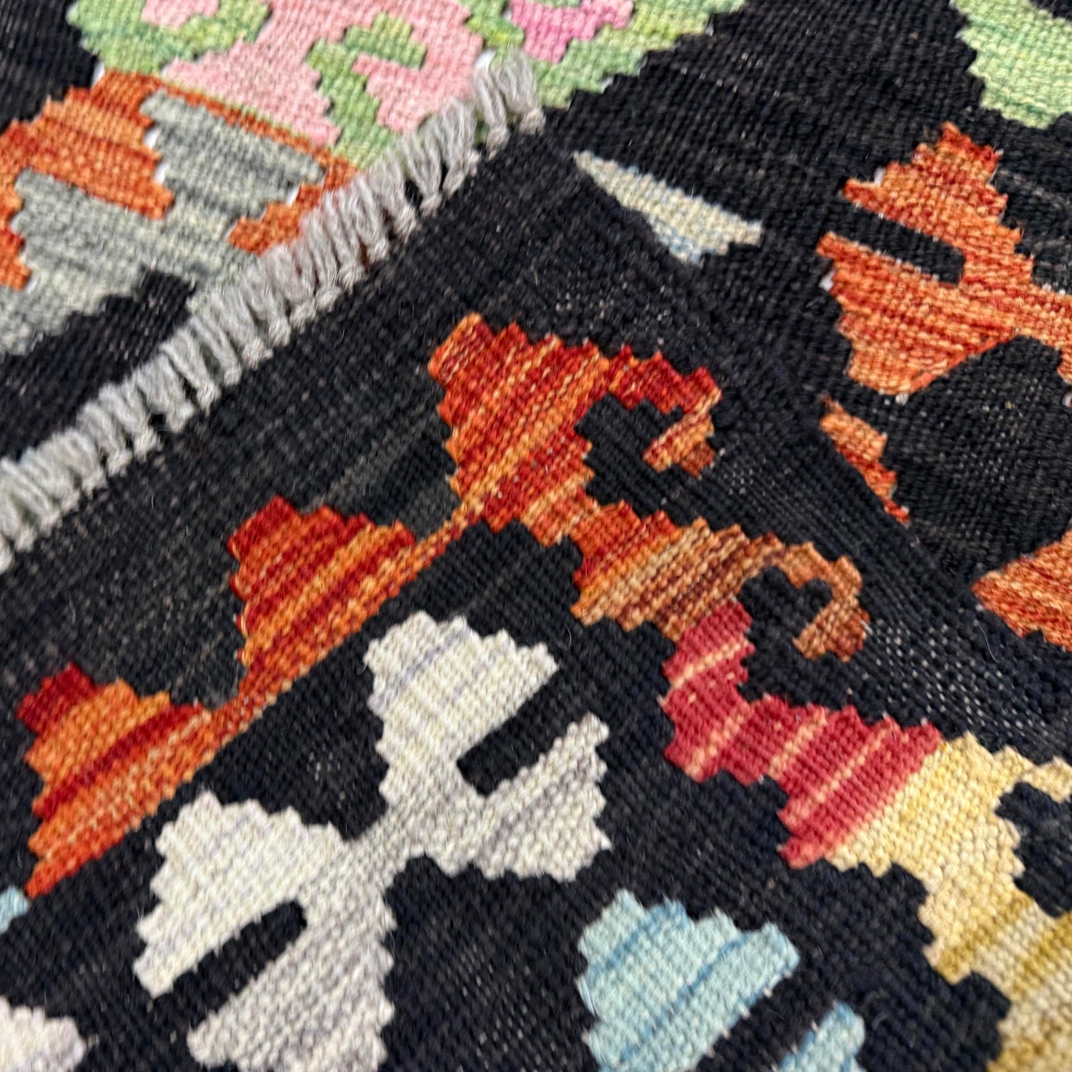 Vegetable Kelim Runner 2' 6" x 9' 9" (ft) - No. Y39105