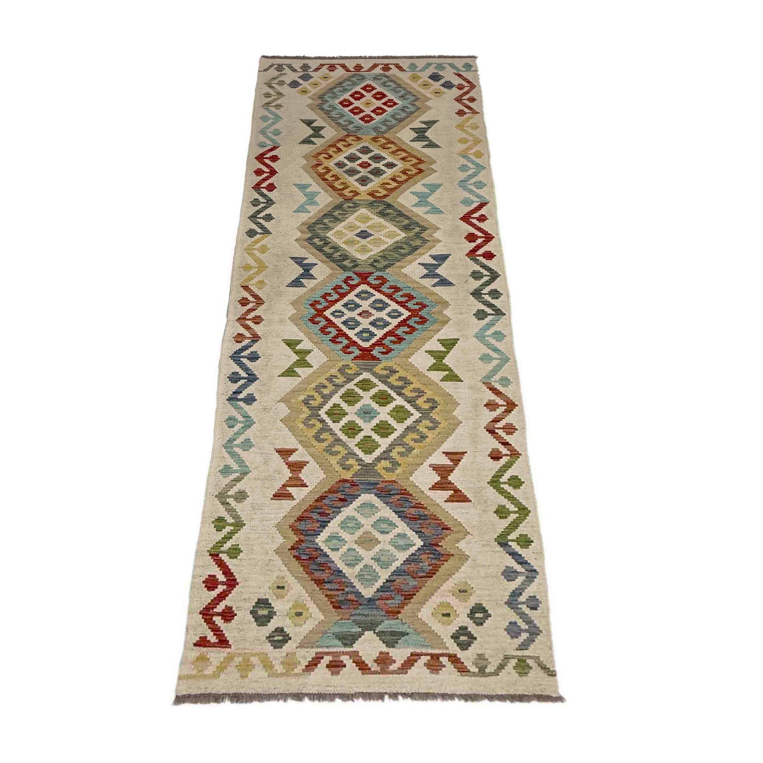 Vegetable Kilim Runner 2' 7" x 9' 5" (ft) - No. Y39106