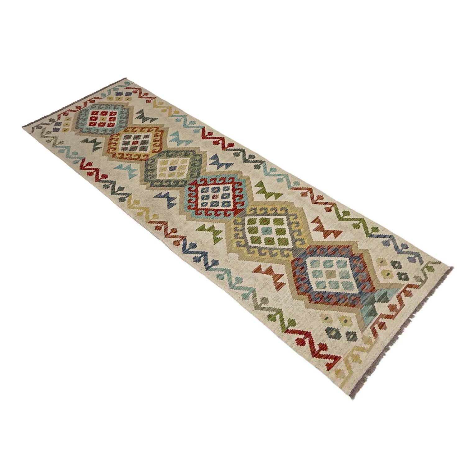 Vegetable Kilim Runner 2' 7" x 9' 5" (ft) - No. Y39106