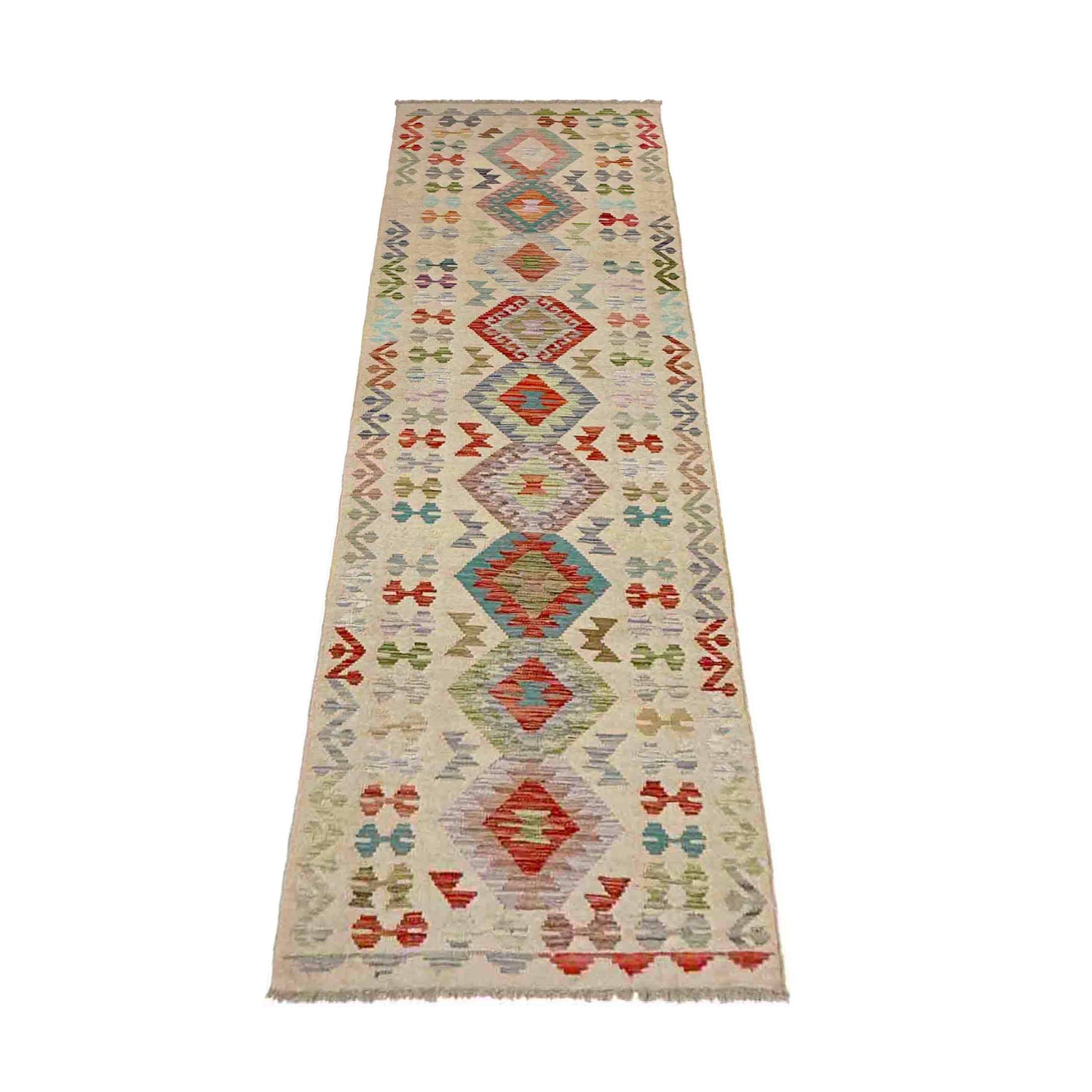 Vegetable Kilim Runner 2' 7" x 9' 8" (ft) - No. Y39107