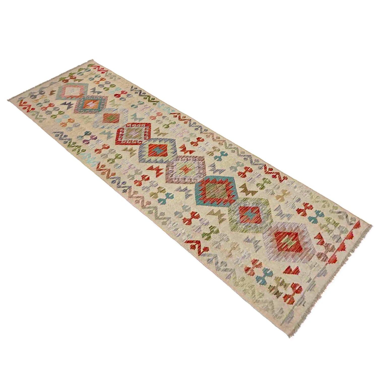 Vegetable Kilim Runner 2' 7" x 9' 8" (ft) - No. Y39107