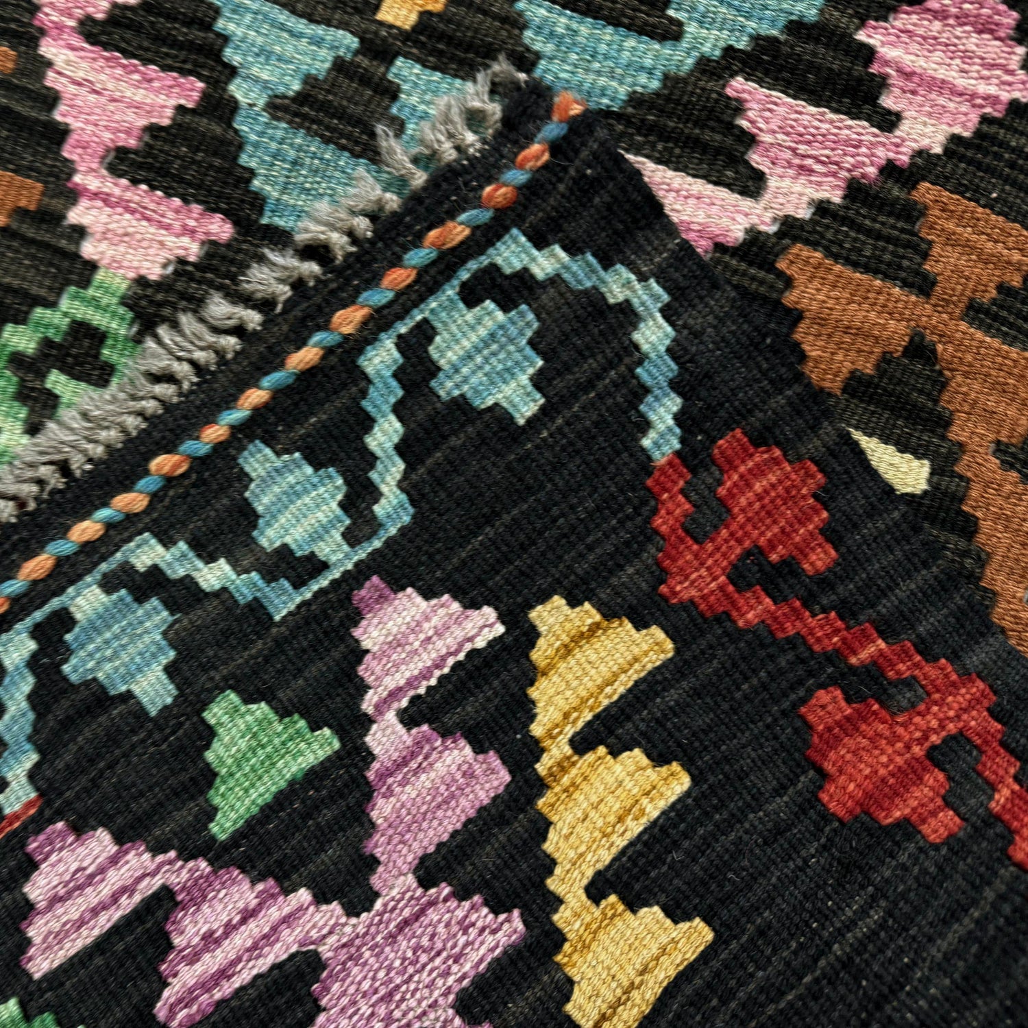 Vegetable Kelim Runner 2' 8" x 9' 9" (ft) - No. Y39108