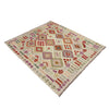 Handmade Vegetable Kilim 5' 0" x 6' 5" (ft) - No. Y39110