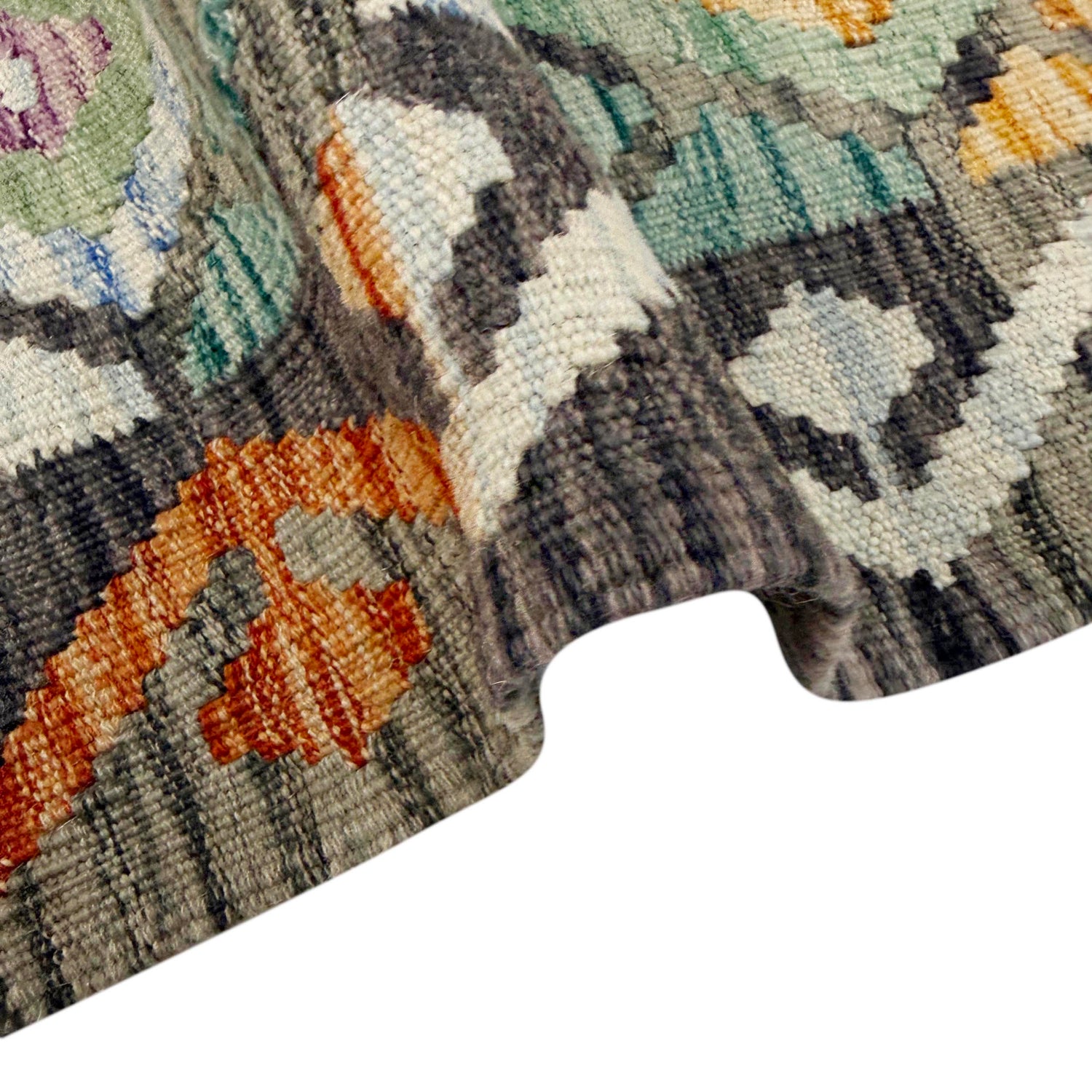 Handmade Vegetable Kilim 4' 0" x 5' 10" (ft) - No. Y39114