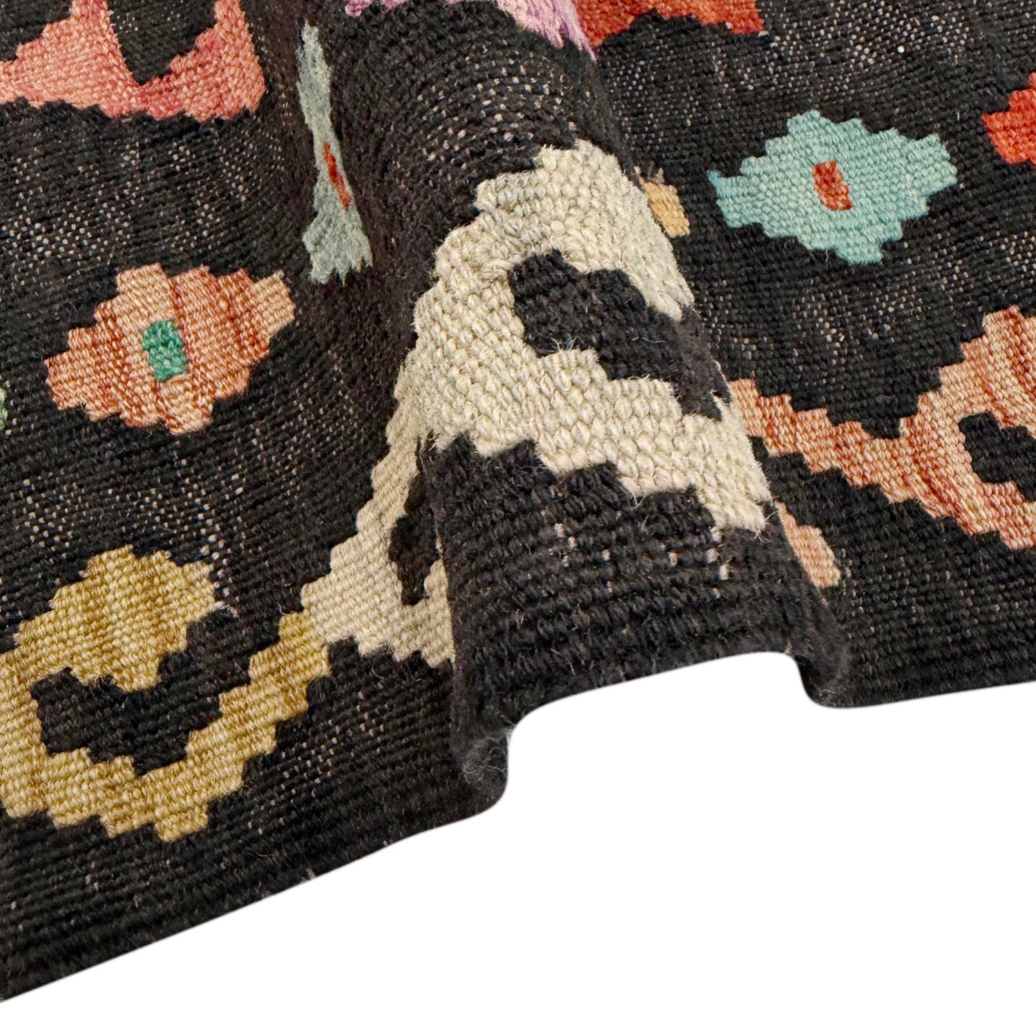 Handmade Vegetable Kelim 4' 3" x 6' 7" (ft) - No. Y39115