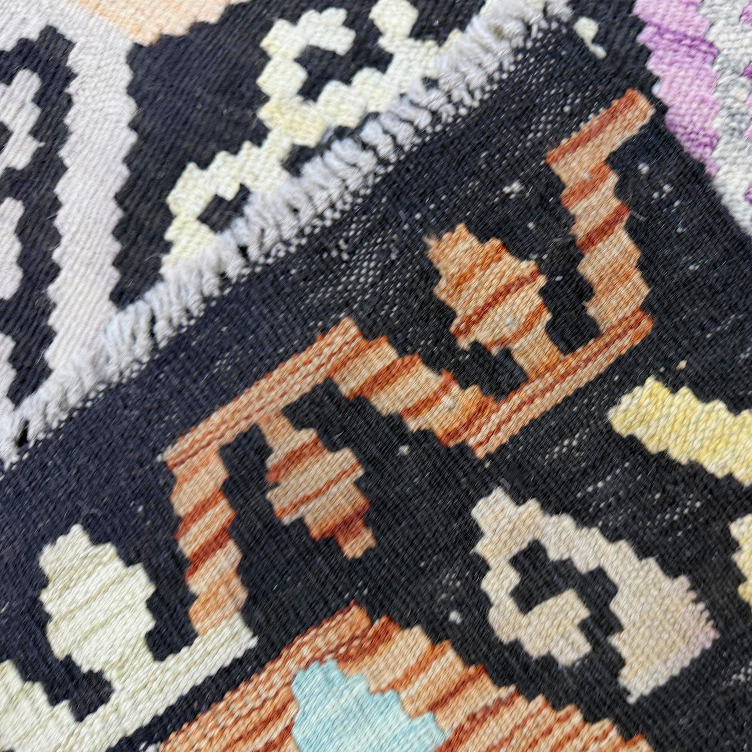 Handmade Vegetable Kilim 4' 1" x 6' 2" (ft) - No. Y39116