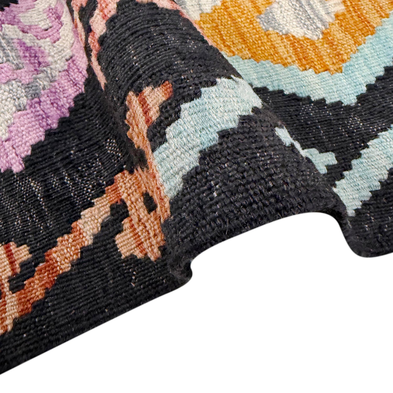 Handmade Vegetable Kilim 4' 1" x 6' 2" (ft) - No. Y39116