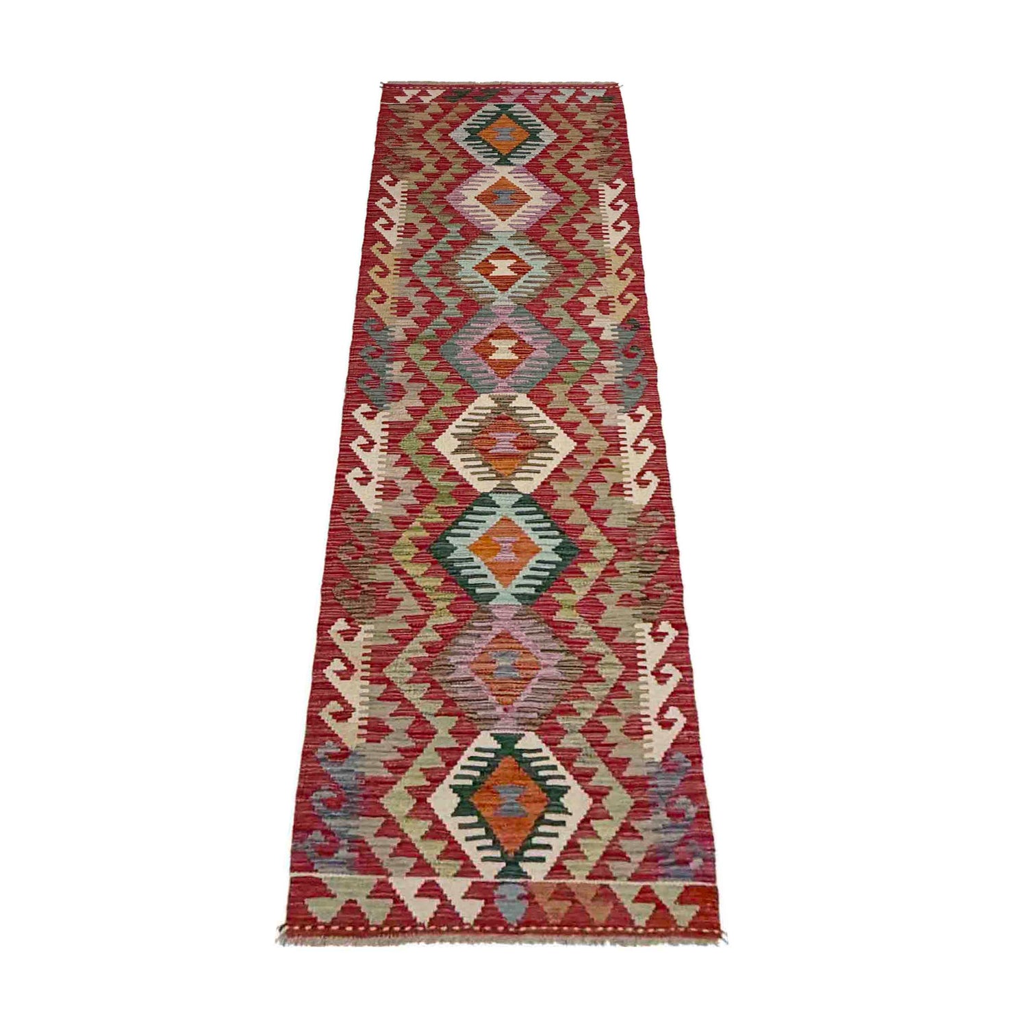Vegetable Kelim Runner 2' 2" x 9' 6" (ft) - No. Y39117