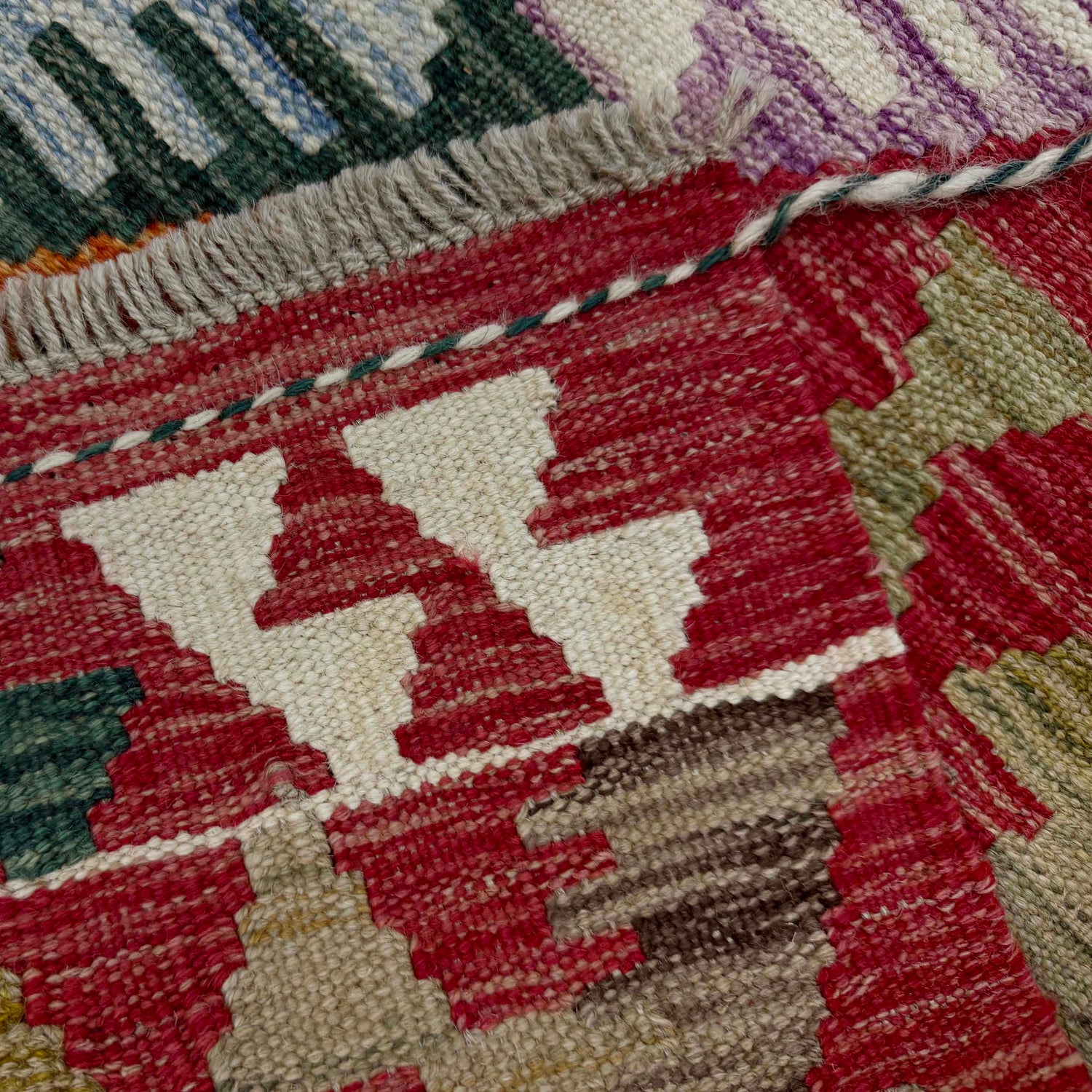 Vegetable Kelim Runner 2' 2" x 9' 6" (ft) - No. Y39117