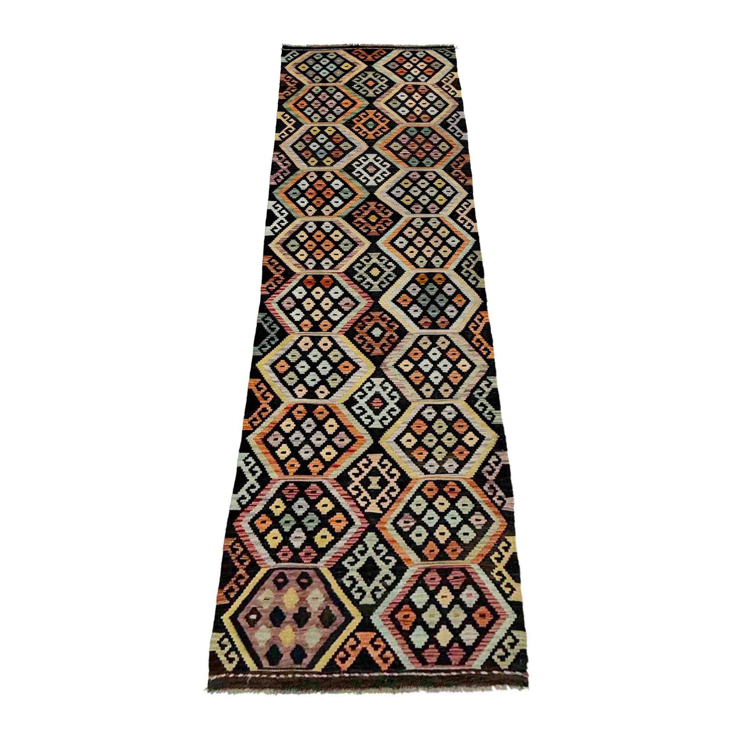 Vegetable Kelim Runner 2' 8" x 10' 1" (ft) - No. Y39121