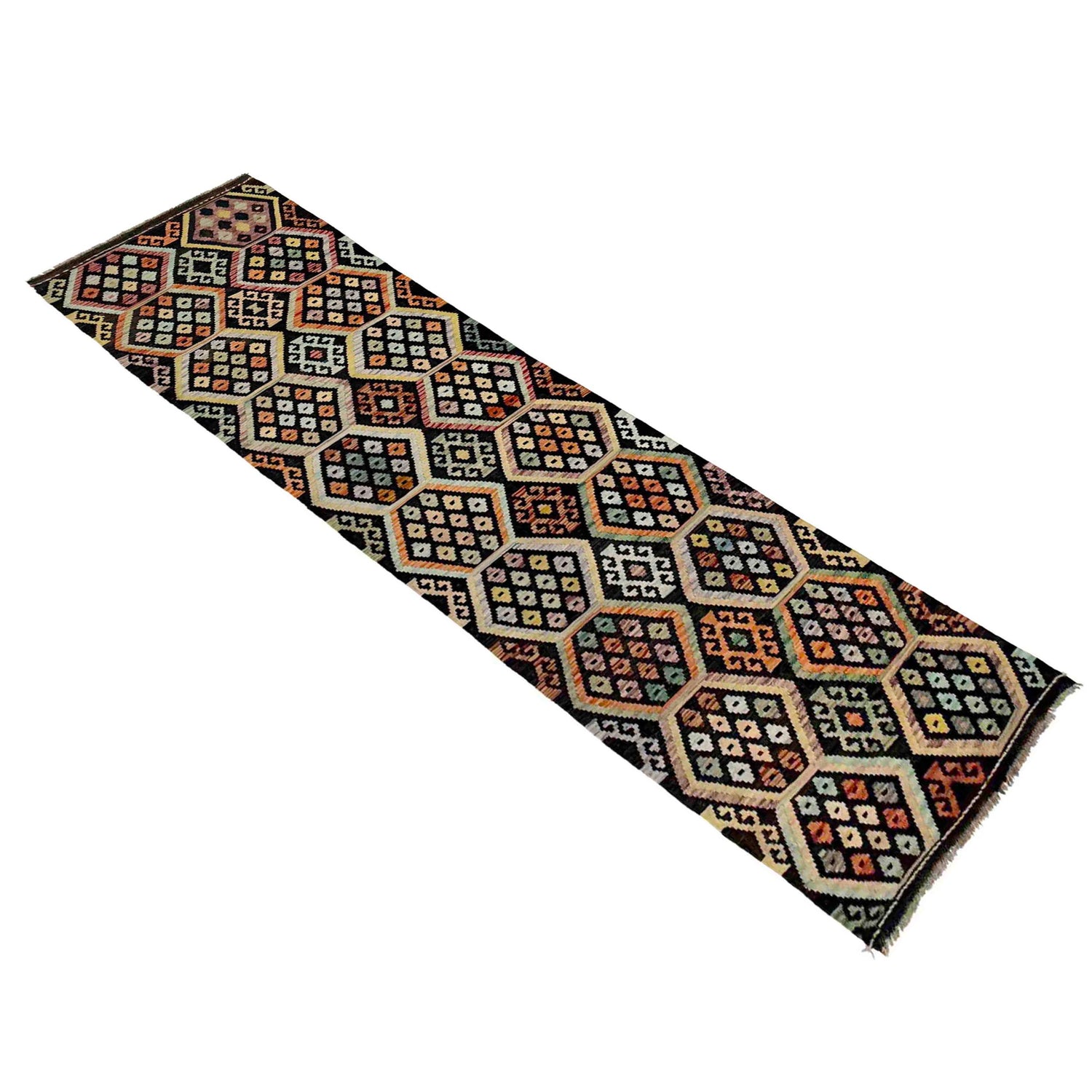 Vegetable Kelim Runner 2' 8" x 10' 1" (ft) - No. Y39121