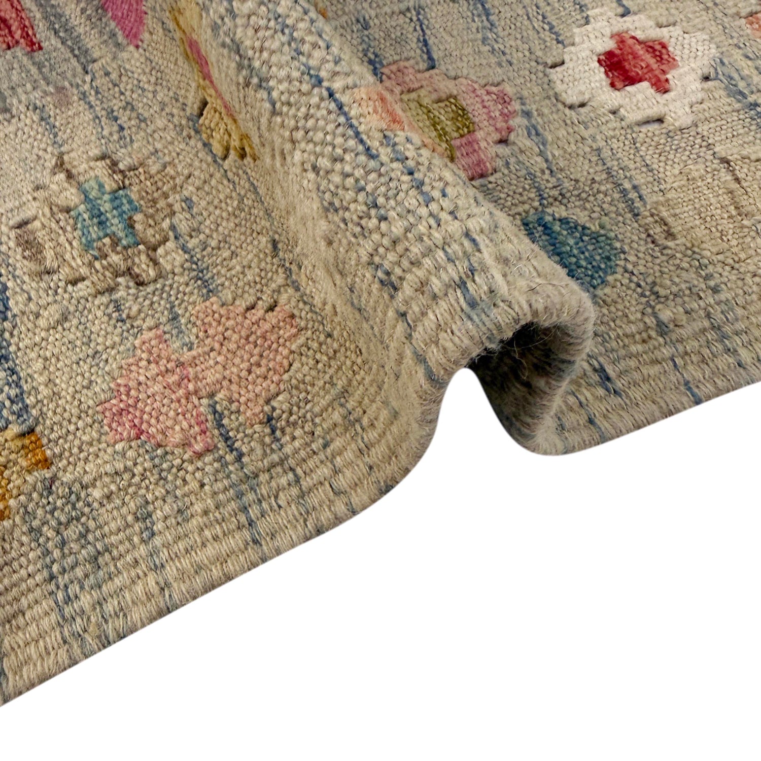 Handmade Vegetable Kelim 4' 11" x 6' 8" (ft) - No. Y39125