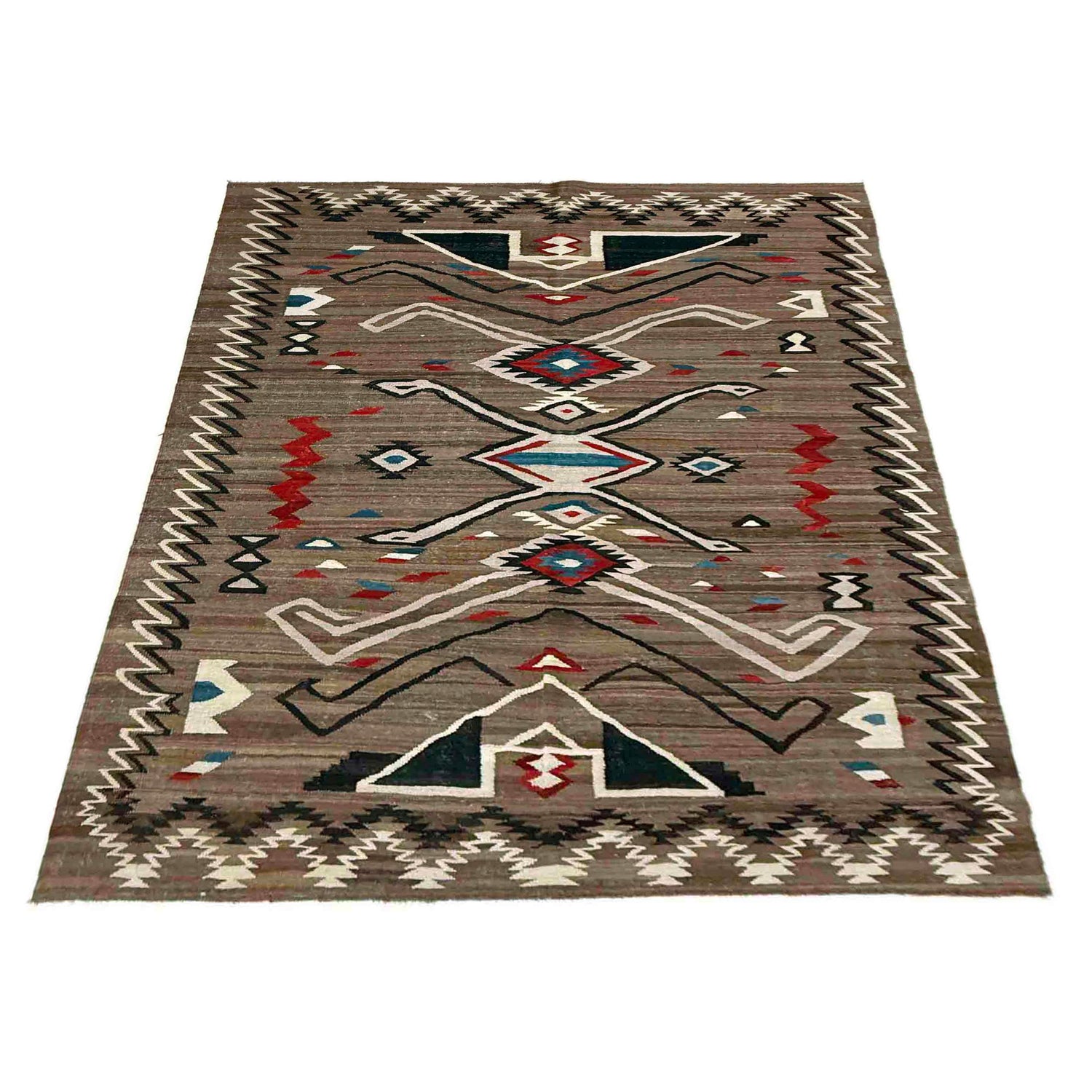 Handmade Vegetable Kelim 6' 3" x 8' 8" (ft) - No. Y39129