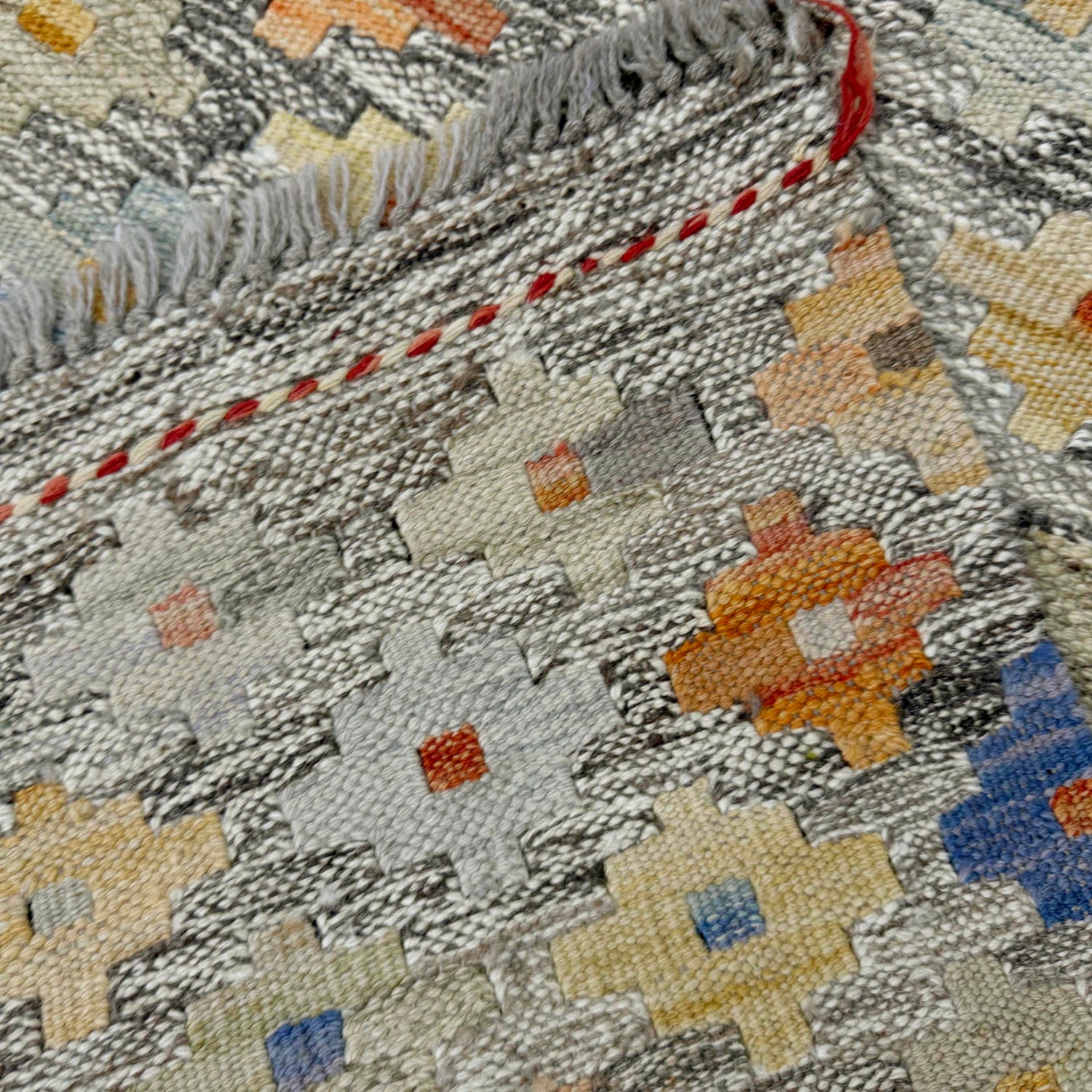 Handmade Vegetable Kelim 4' 11" x 6' 7" (ft) - No. Y39130