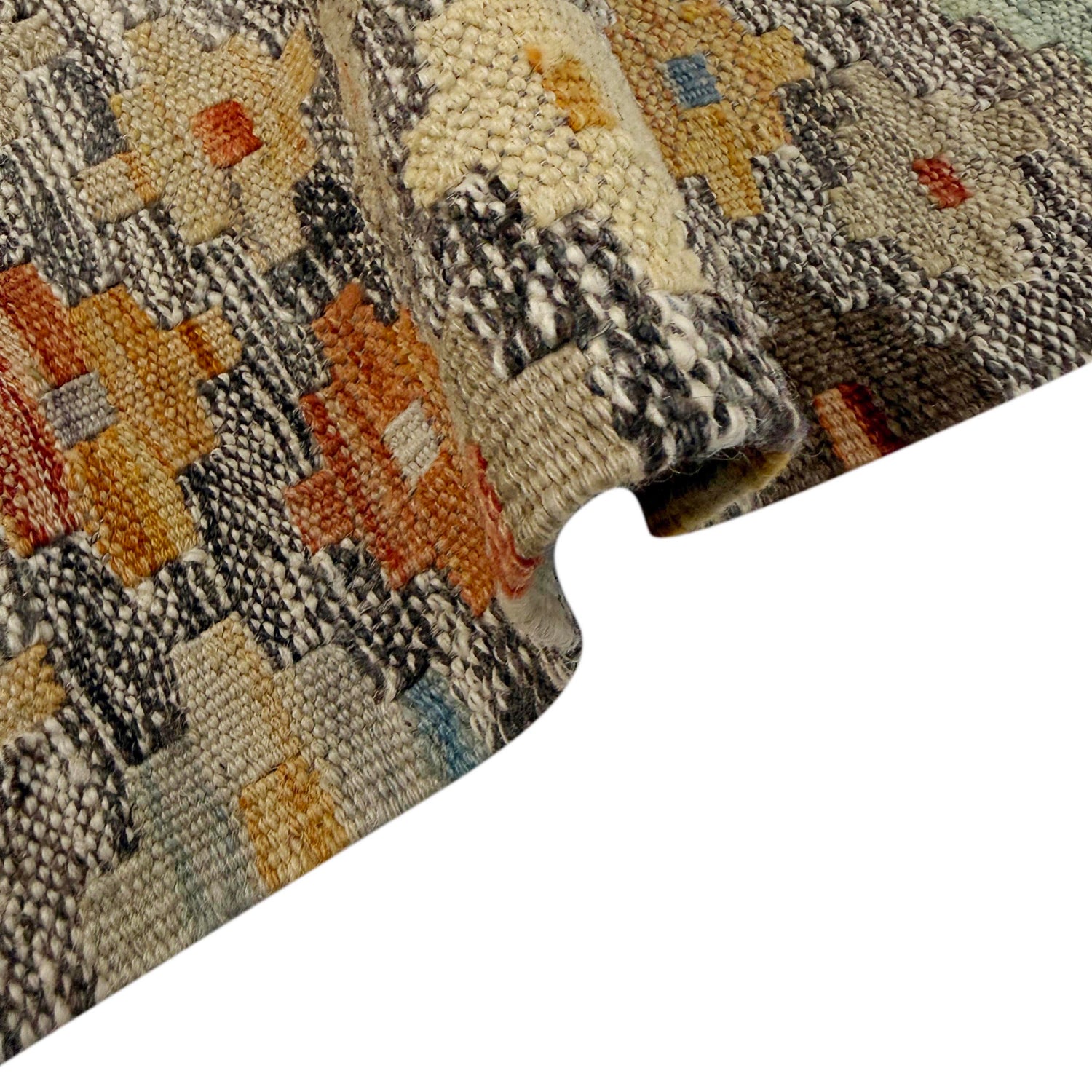 Handmade Vegetable Kelim 4' 11" x 6' 7" (ft) - No. Y39130