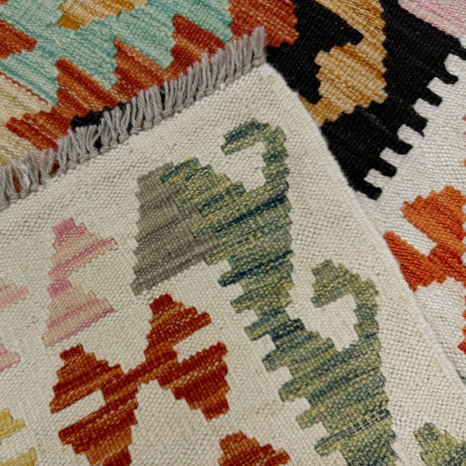Handmade Vegetable Kilim 3' 3" x 4' 10" (ft) - No. Y39135