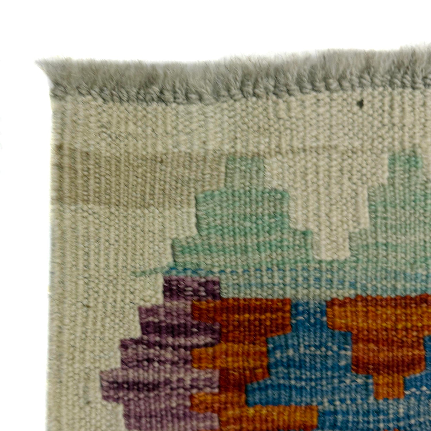 Handmade Vegetable Kilim 5' 1" x 6' 6" (ft) - No. Y39138