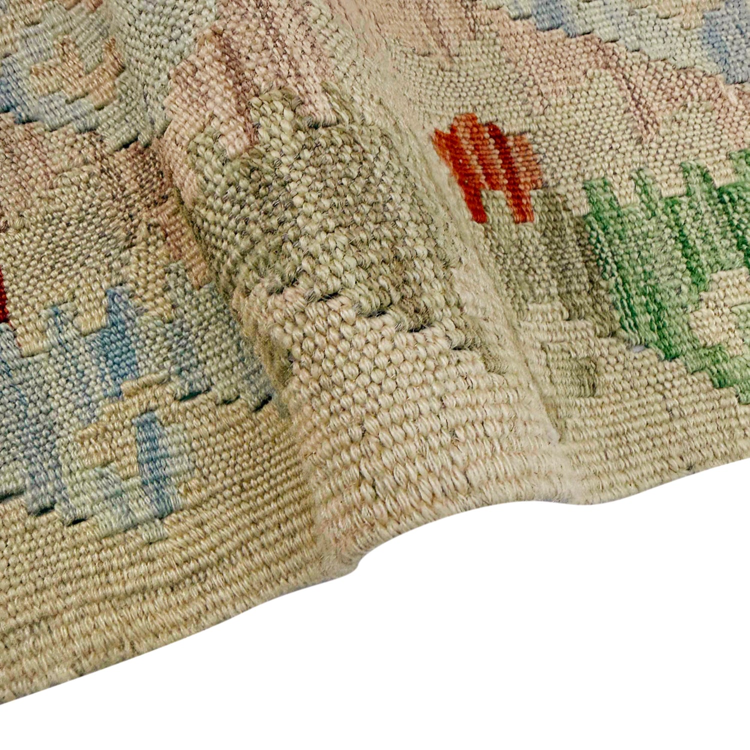Handmade Vegetable Kelim 2' 11" x 4' 5" (ft) - No. Y39140