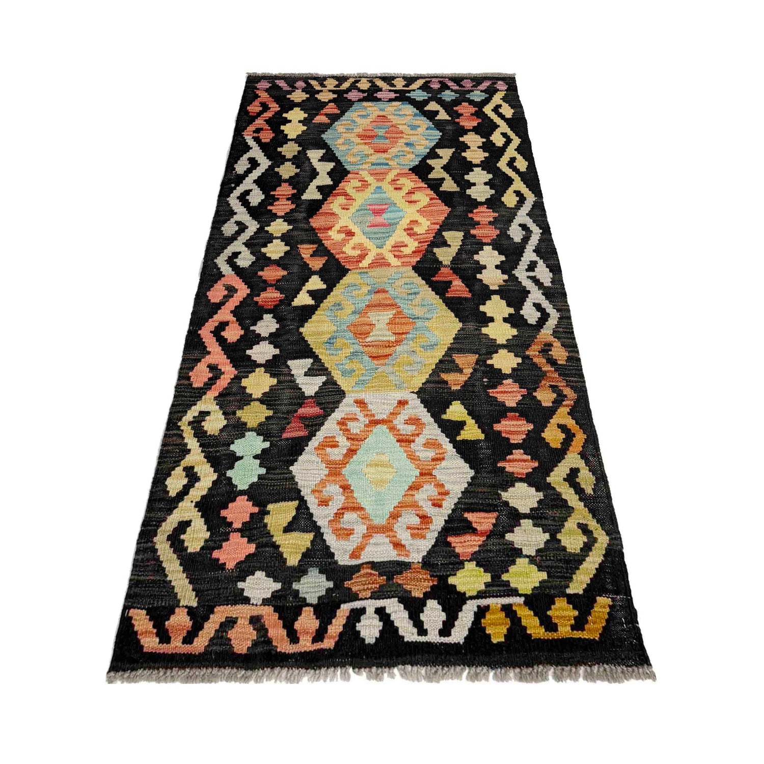 Vegetable Kilim Runner 2' 4" x 4' 7" (ft)- No. Y39143