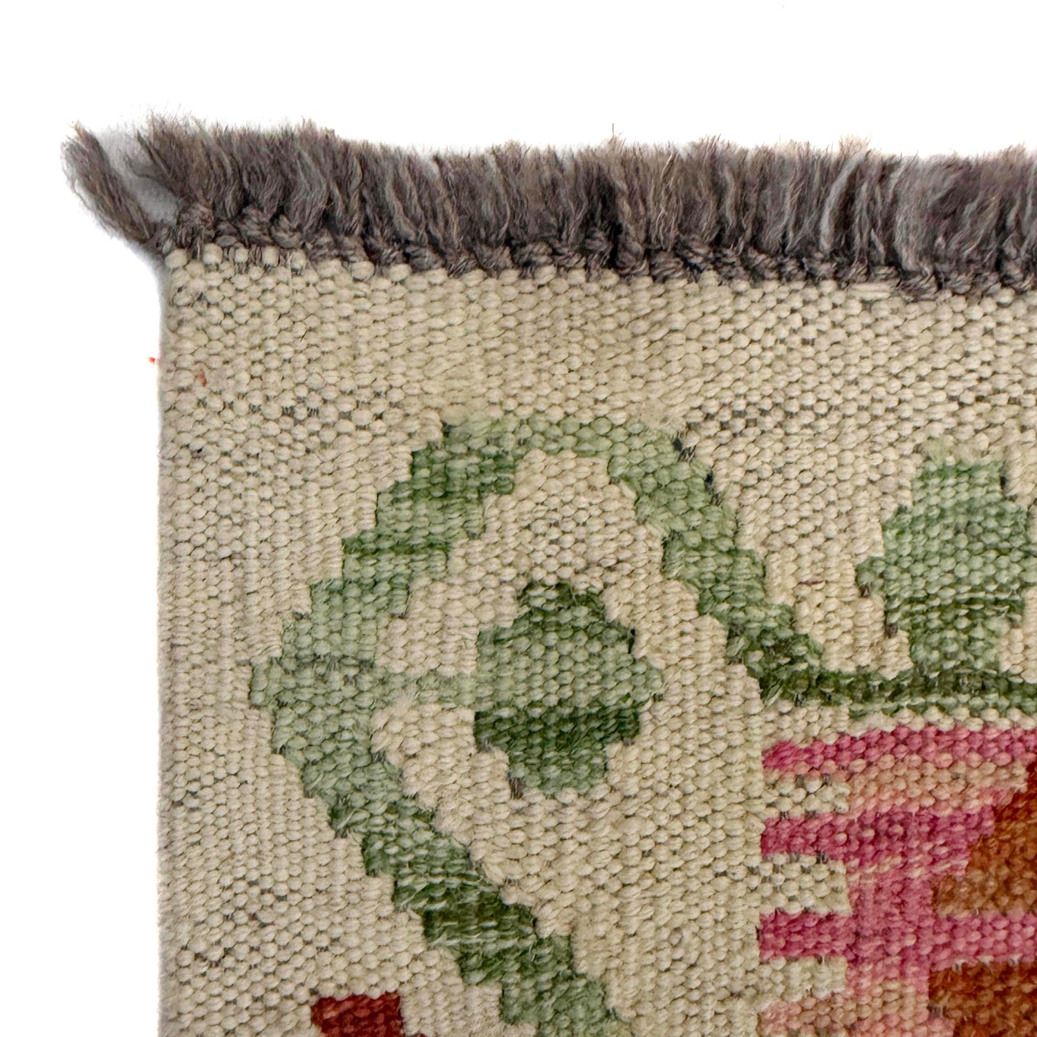 Handmade Vegetable Kelim 5' 2" x 6' 9" (ft) - No. Y39145