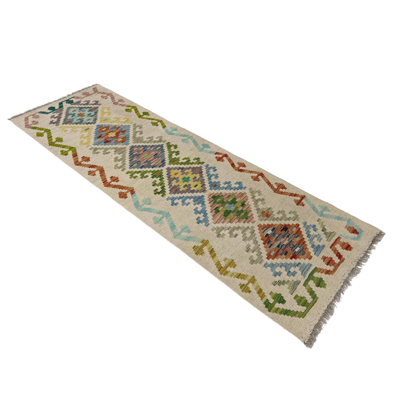 Vegetable Kilim Runner 1' 11" x 5' 8" (ft)- No. Y39150