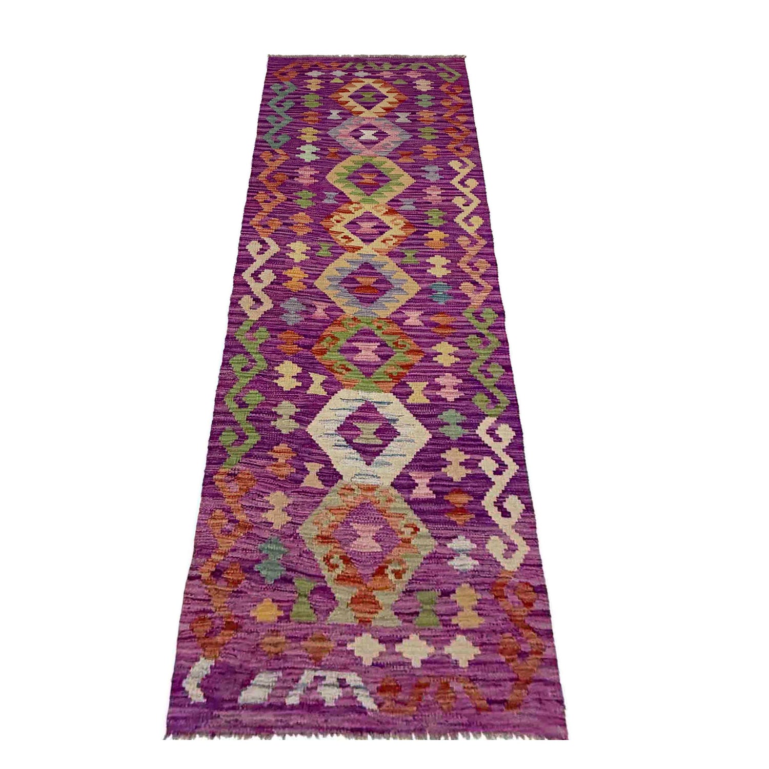 Vegetable Kilim Runner 2' 3" x 7' 9" (ft) - No. Y39153