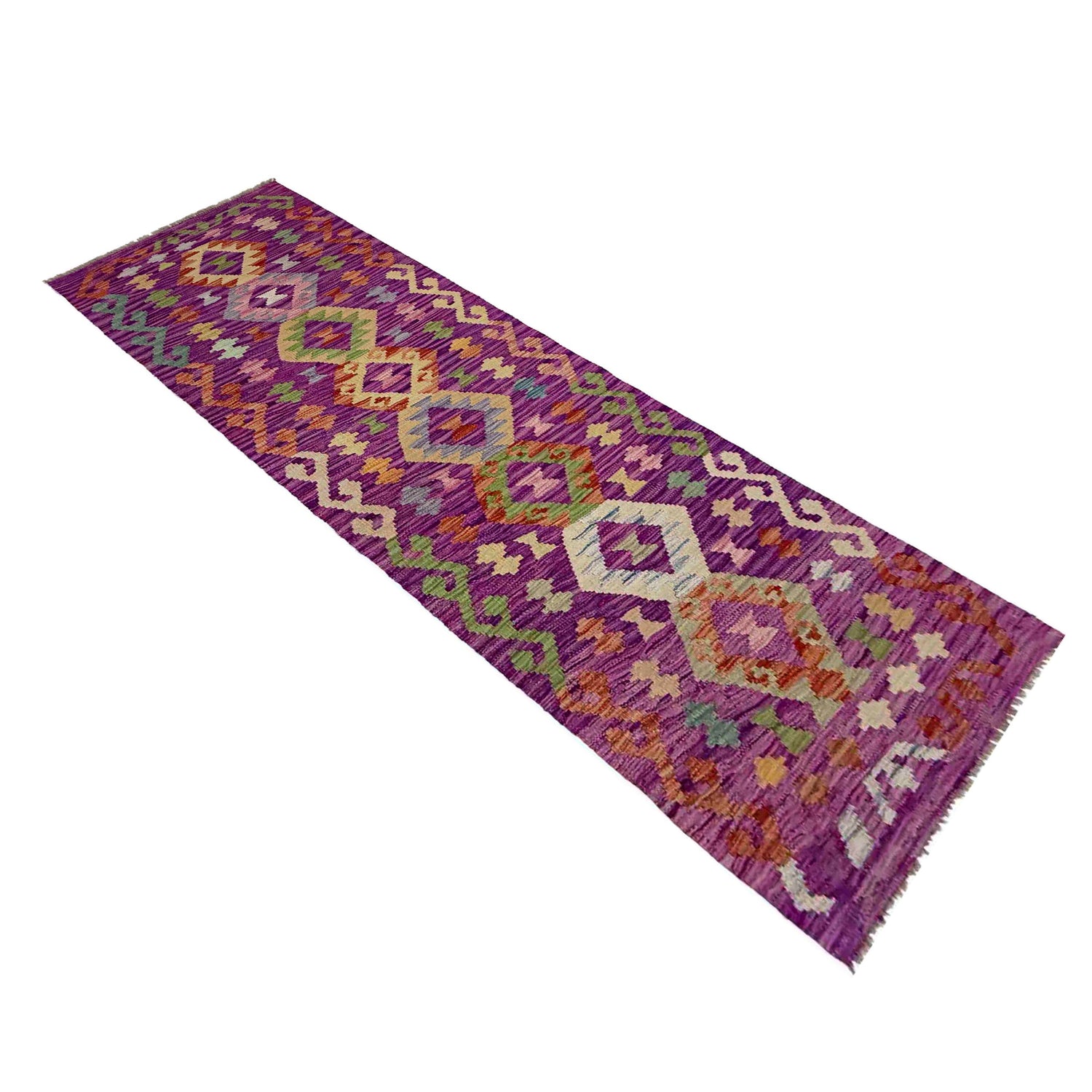 Vegetable Kilim Runner 2' 3" x 7' 9" (ft) - No. Y39153