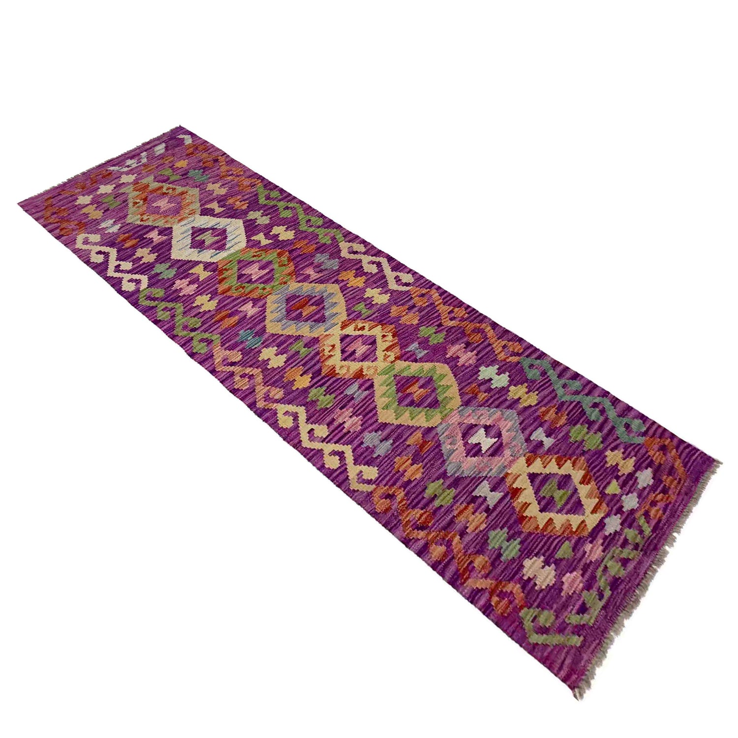 Vegetable Kilim Runner 2' 3" x 7' 9" (ft) - No. Y39153