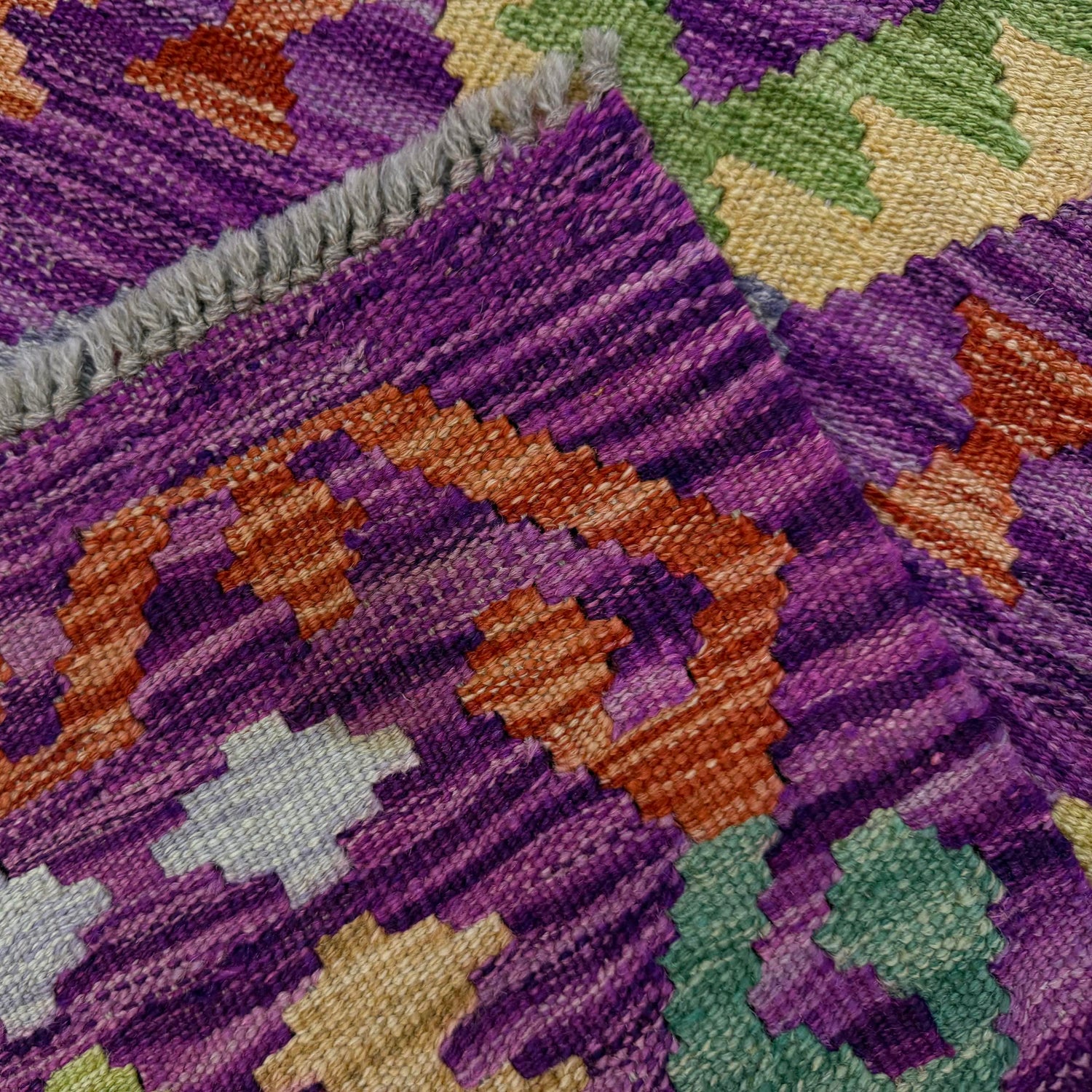 Vegetable Kilim Runner 2' 3" x 7' 9" (ft) - No. Y39153
